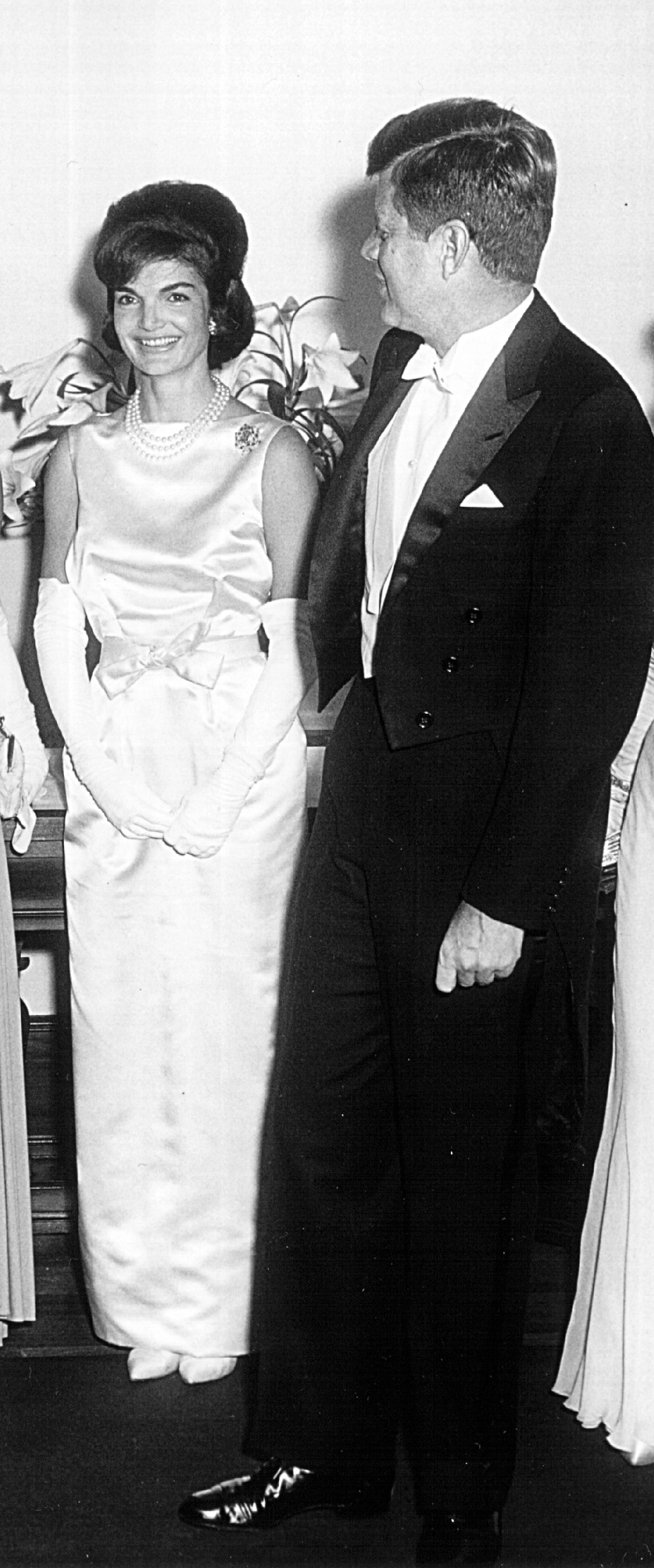 President John F. Kennedy and First Lady Jacqueline Kennedy attend a White House ceremony in Washington, D.C. (National Archive/Newsmakers)