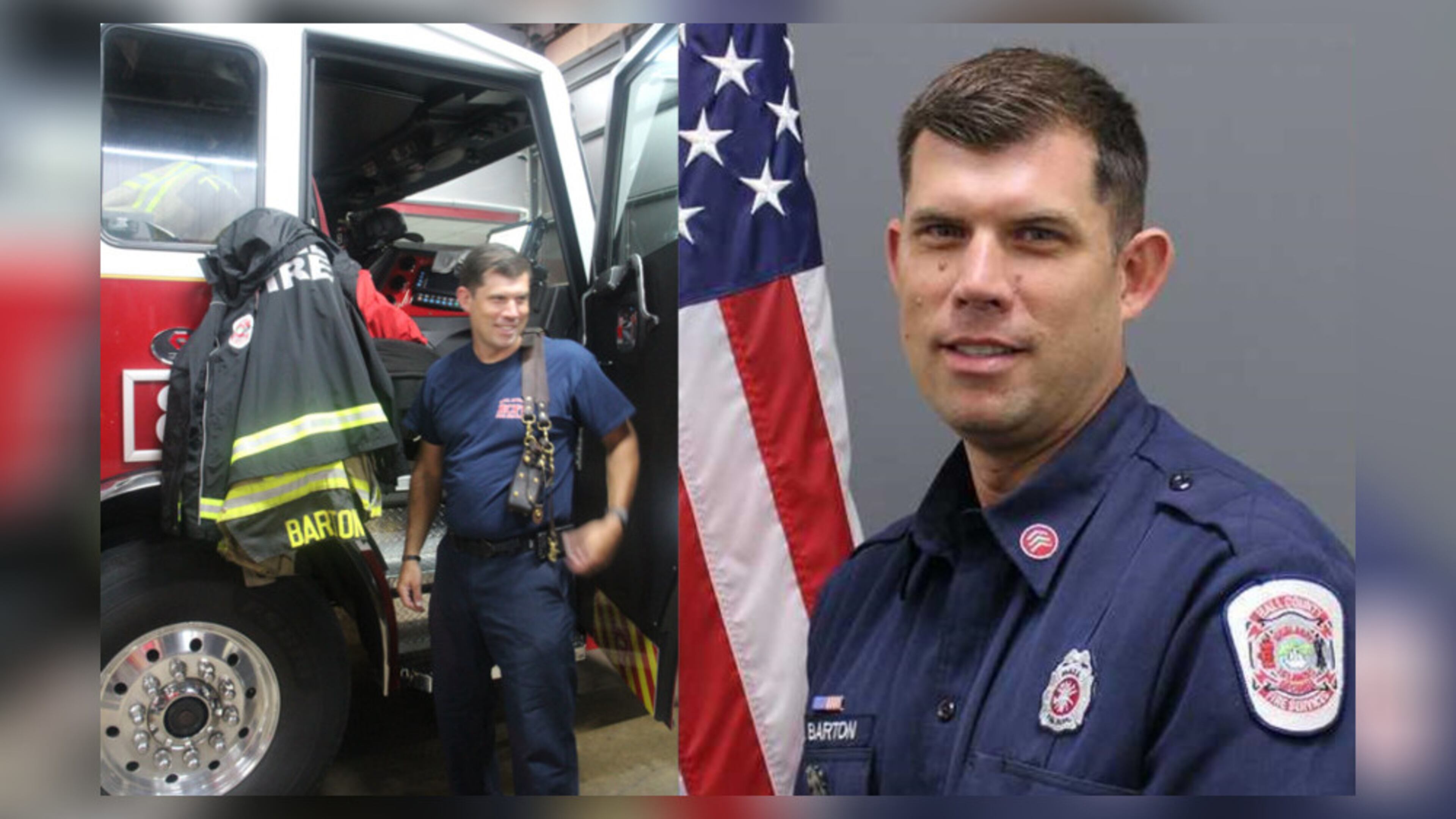 Hall County fire Sgt. Jonathan Barton