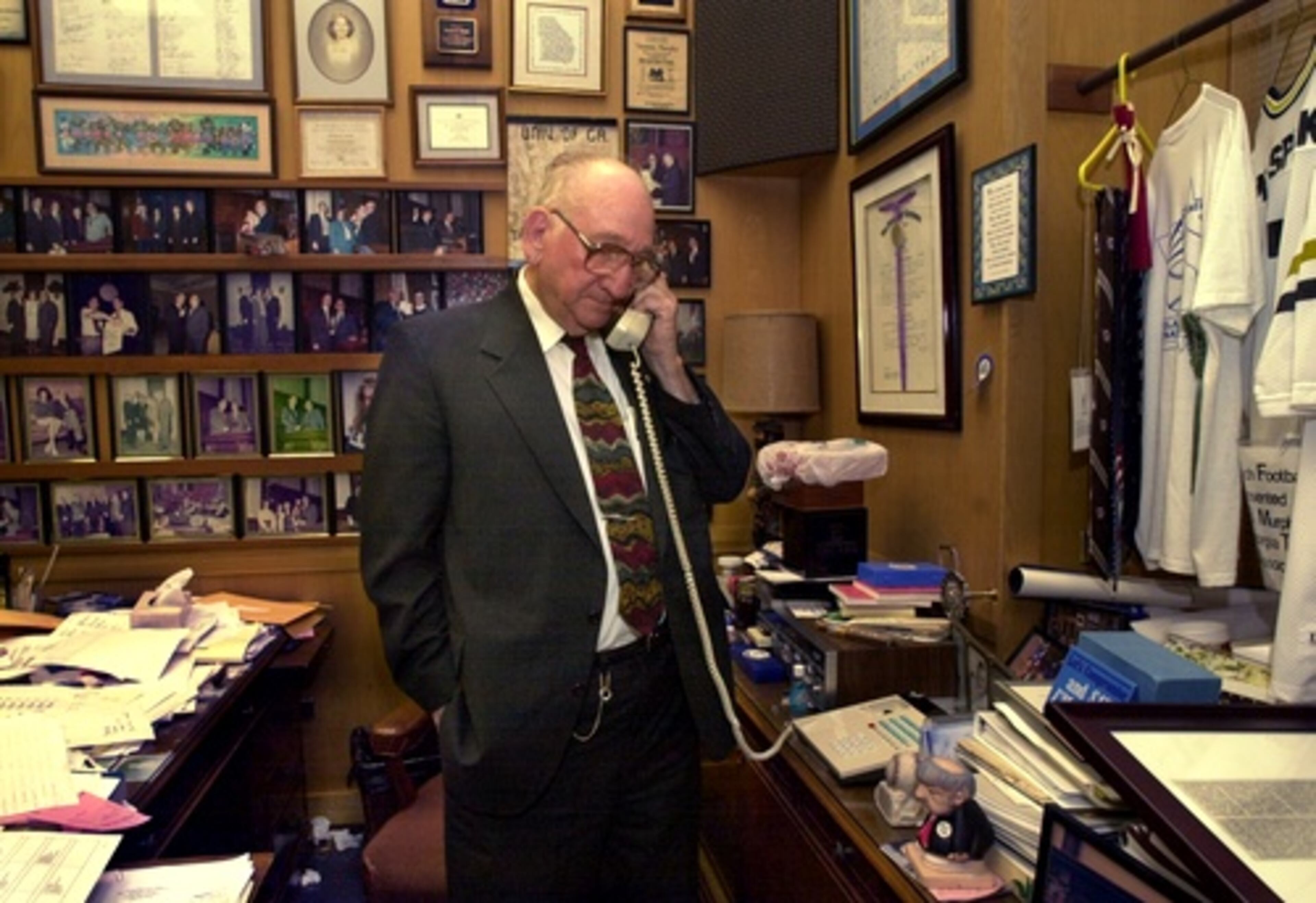 The State University of West Georgia announced plans to re-create Murphy's cluttered office as part of a campus museum. They are still seeking space and funding for the project.