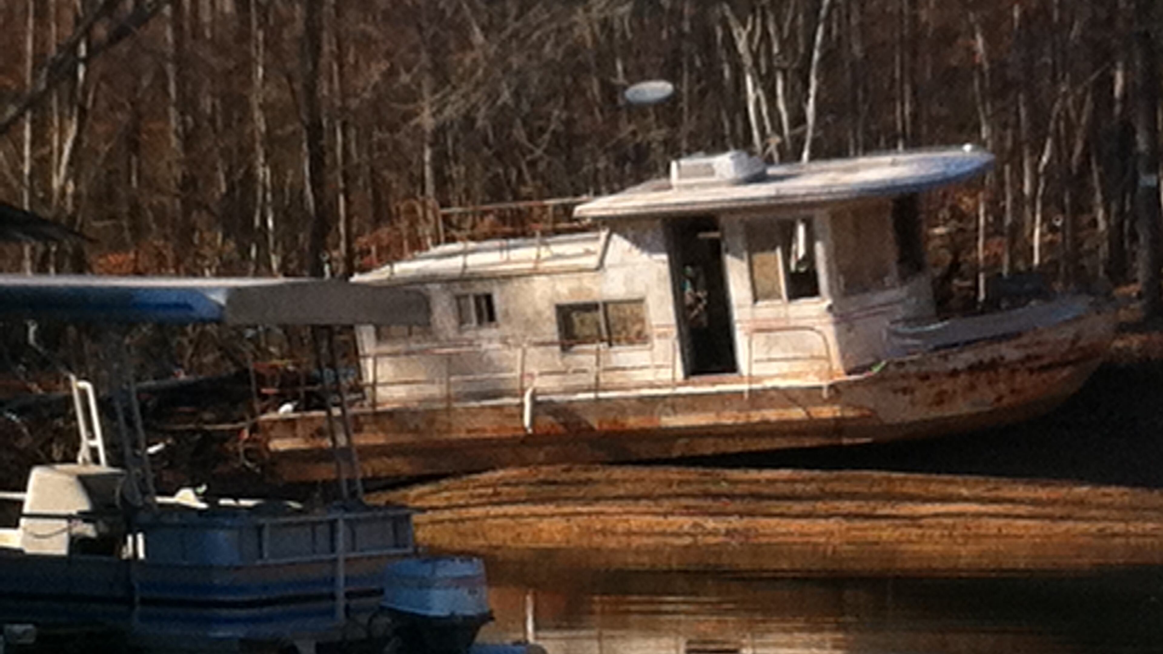 The Museum Houseboat will be removed from the shores of Lake Lanier on Feb. 27.