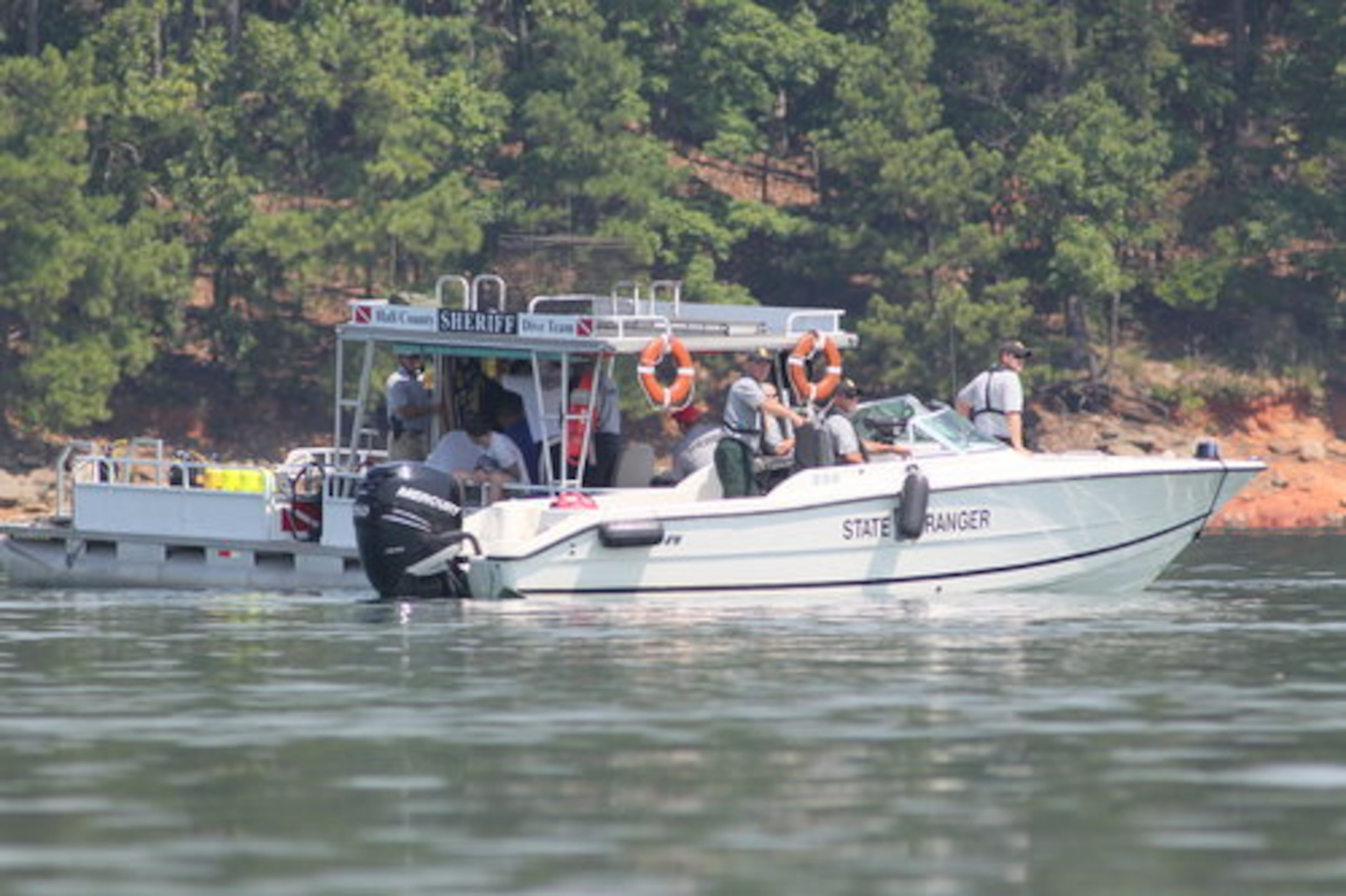 Crews search the waters.