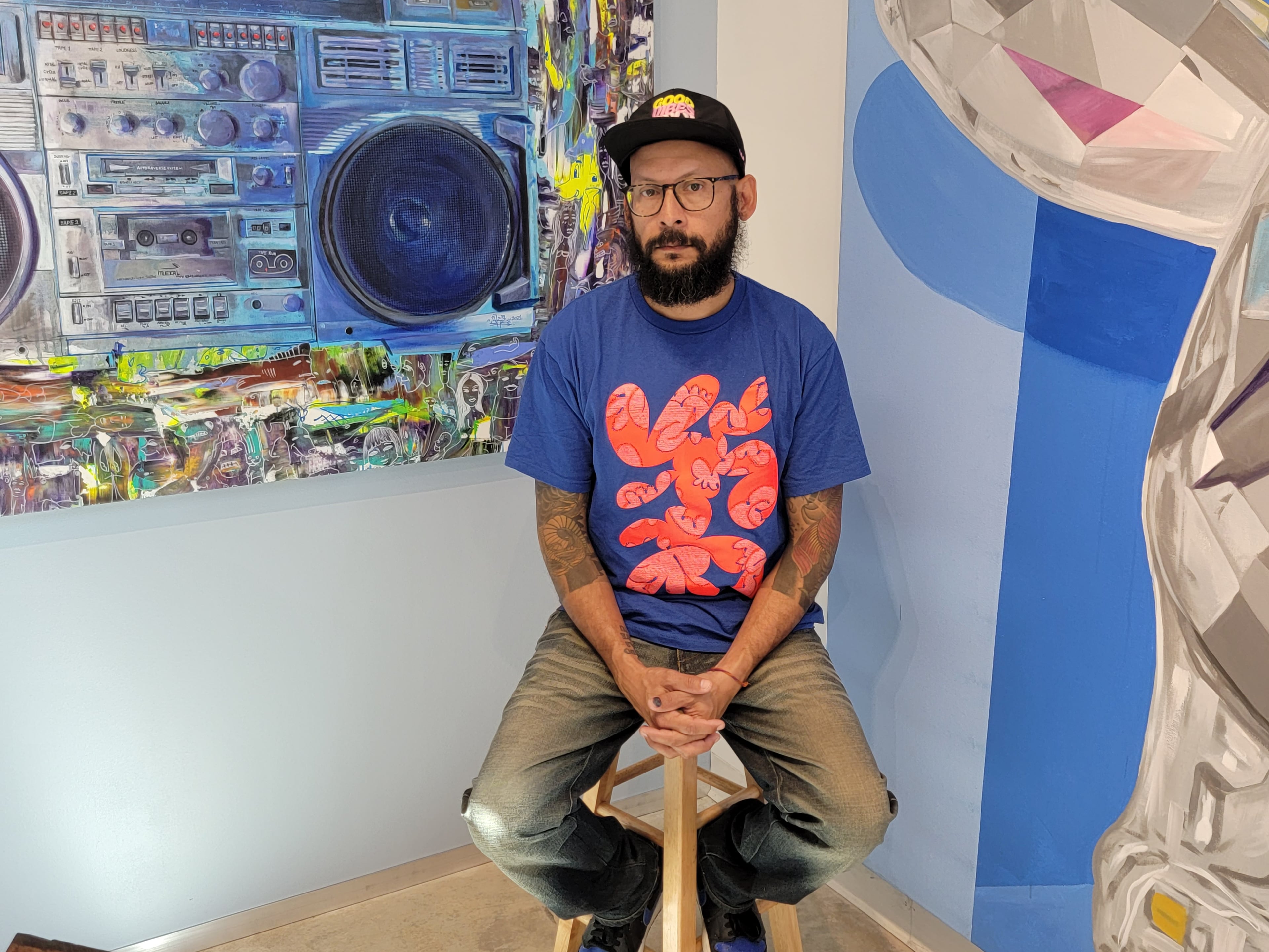 Having cut his teeth tagging trains in New York in the '80s, Alan Ket is co-founder of the Museum of Graffiti in Miami.
Courtesy of Wesley K.H. Teo