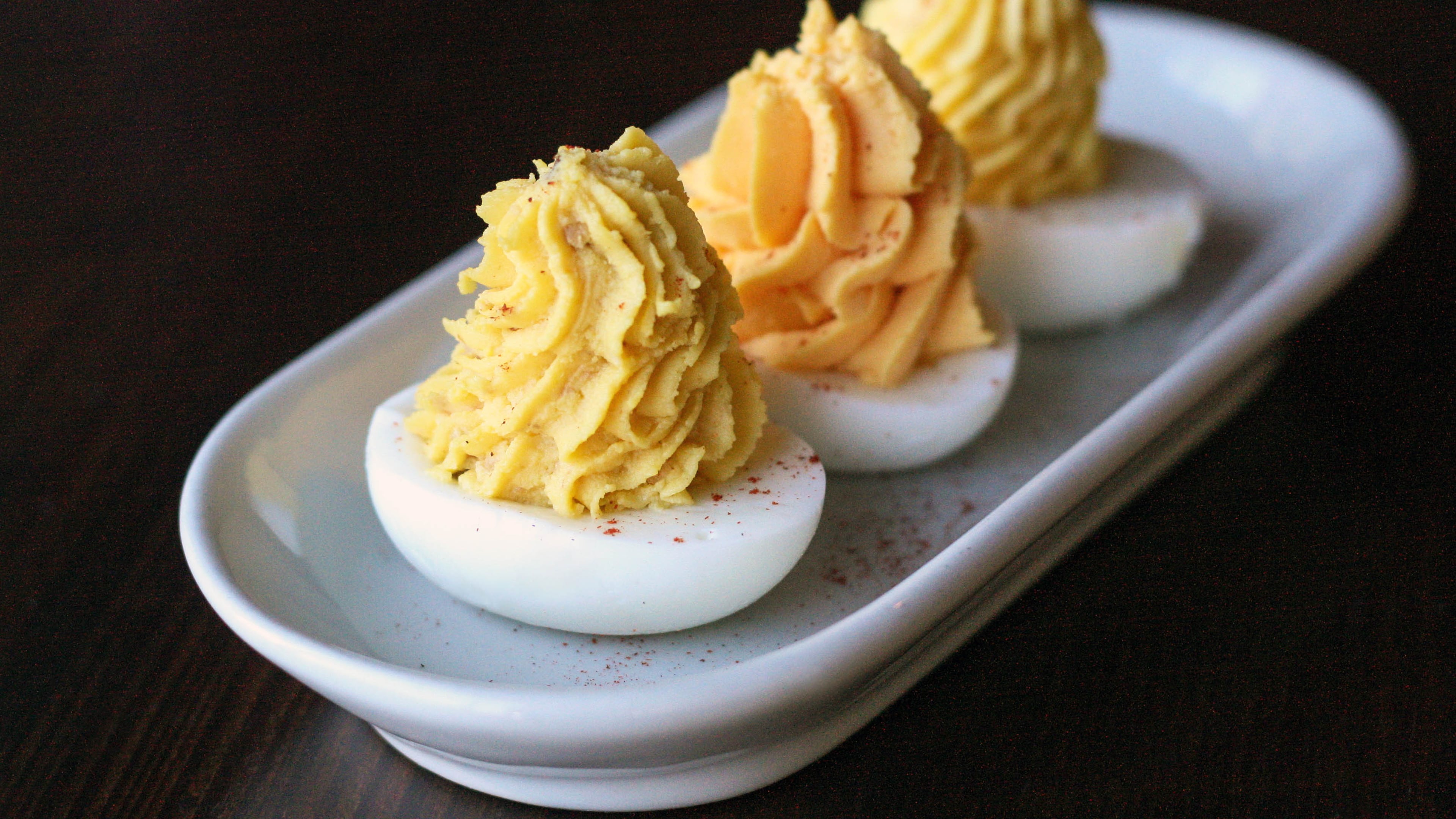 Deviled eggs from Holeman and Finch Public House / Photo credit: Bart Sasso