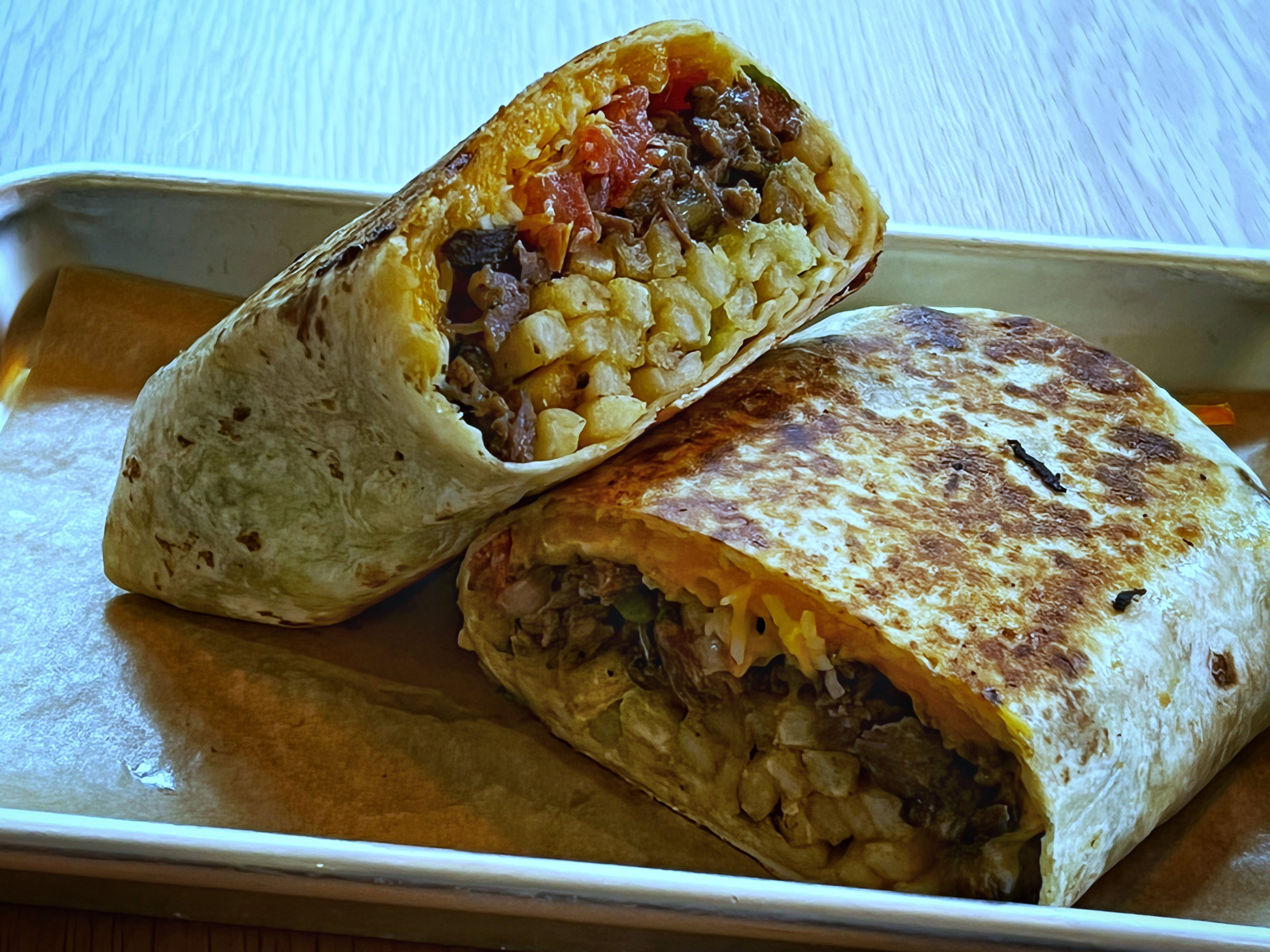 The Surfer Burrito from Muchacho.