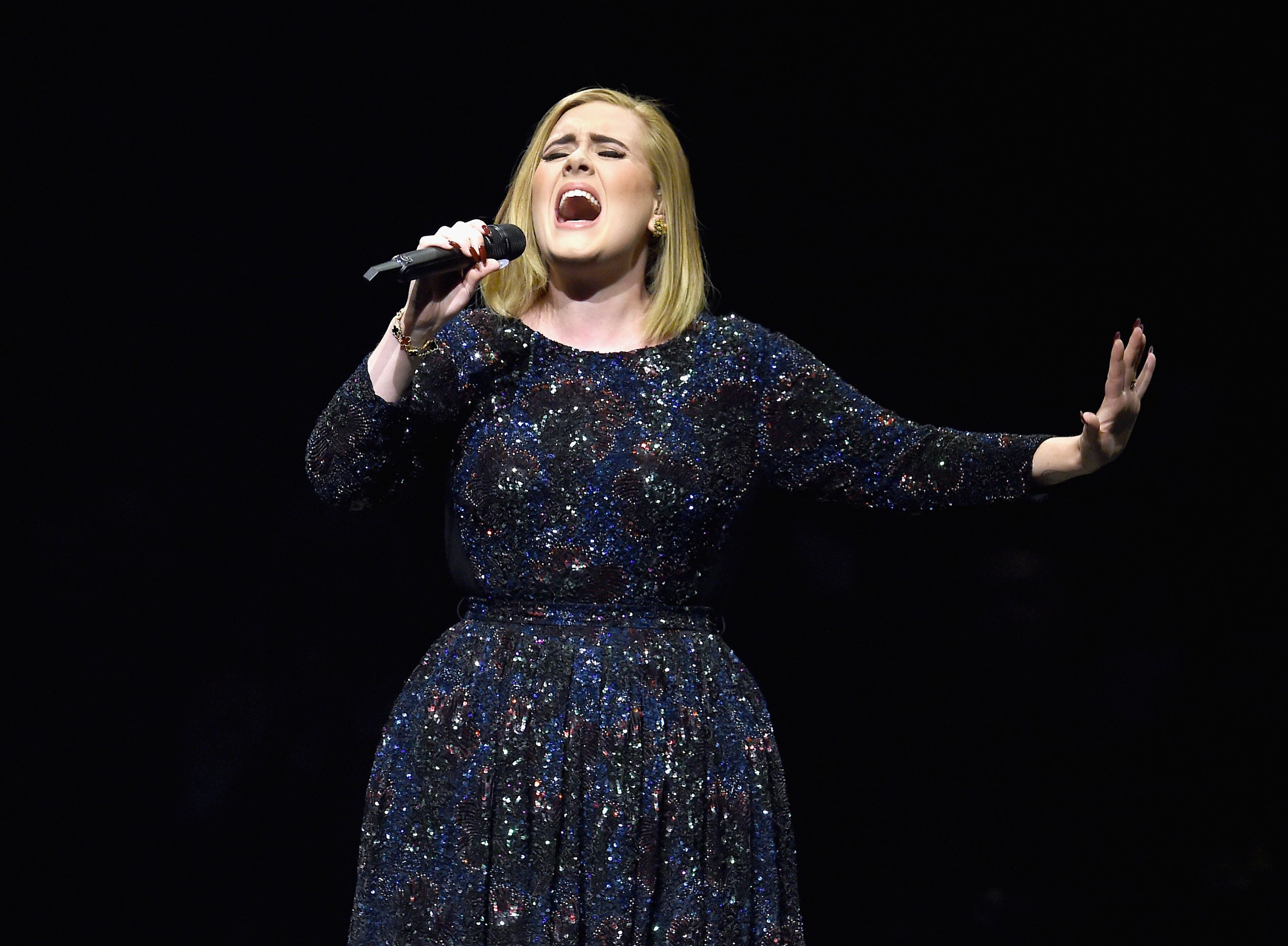 Adele in Los Angeles this summer. Photo by Kevin Winter/Getty Images for BT PR