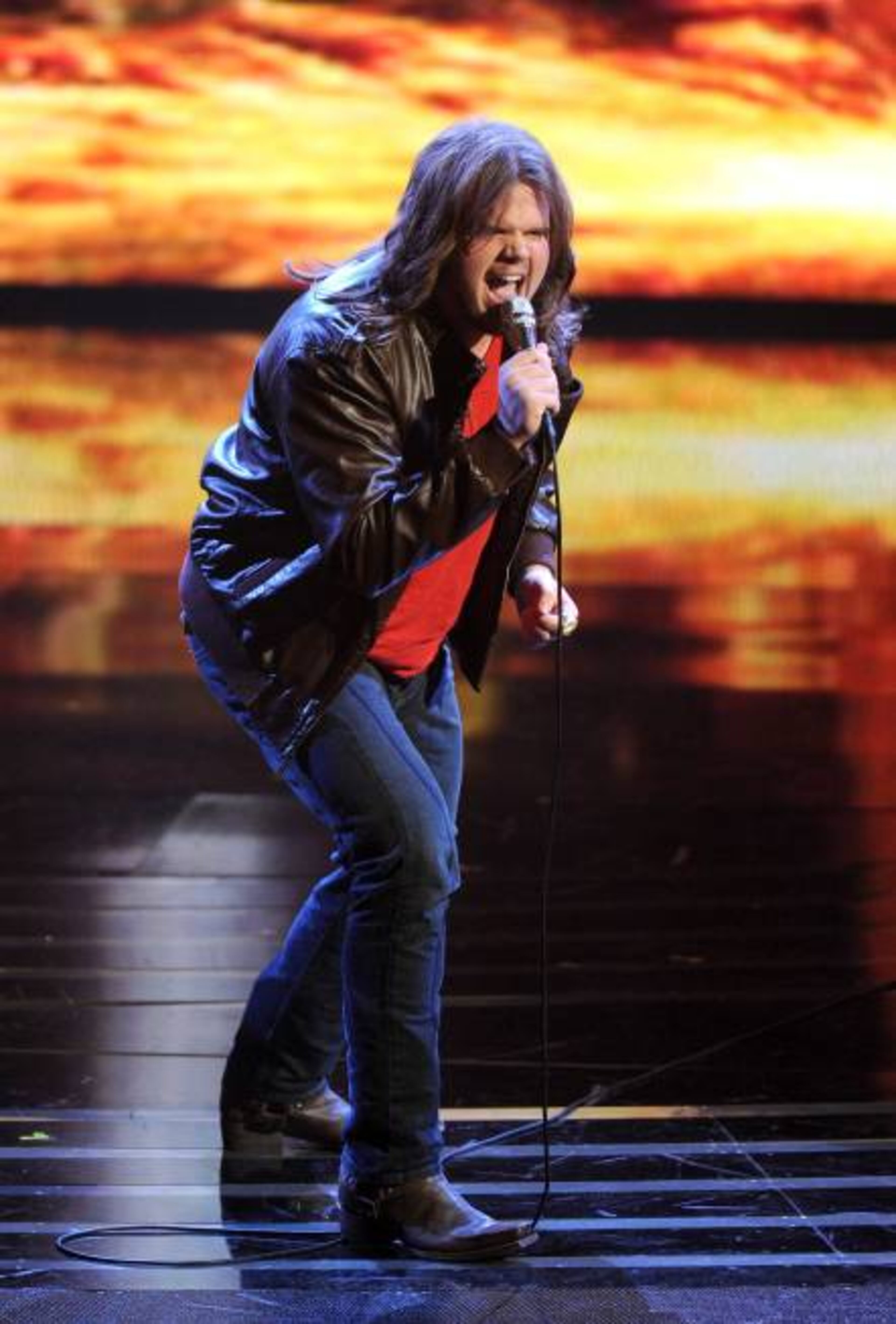 AMERICAN IDOL XIII: Caleb Johnson performs on AMERICAN IDOL XIII airing Wednesday, March 5 (8:00-10:00 PM ET / PT) on FOX. CR: Frank Micelotta / FOX. Copyright 2014 / FOX Broadcasting.