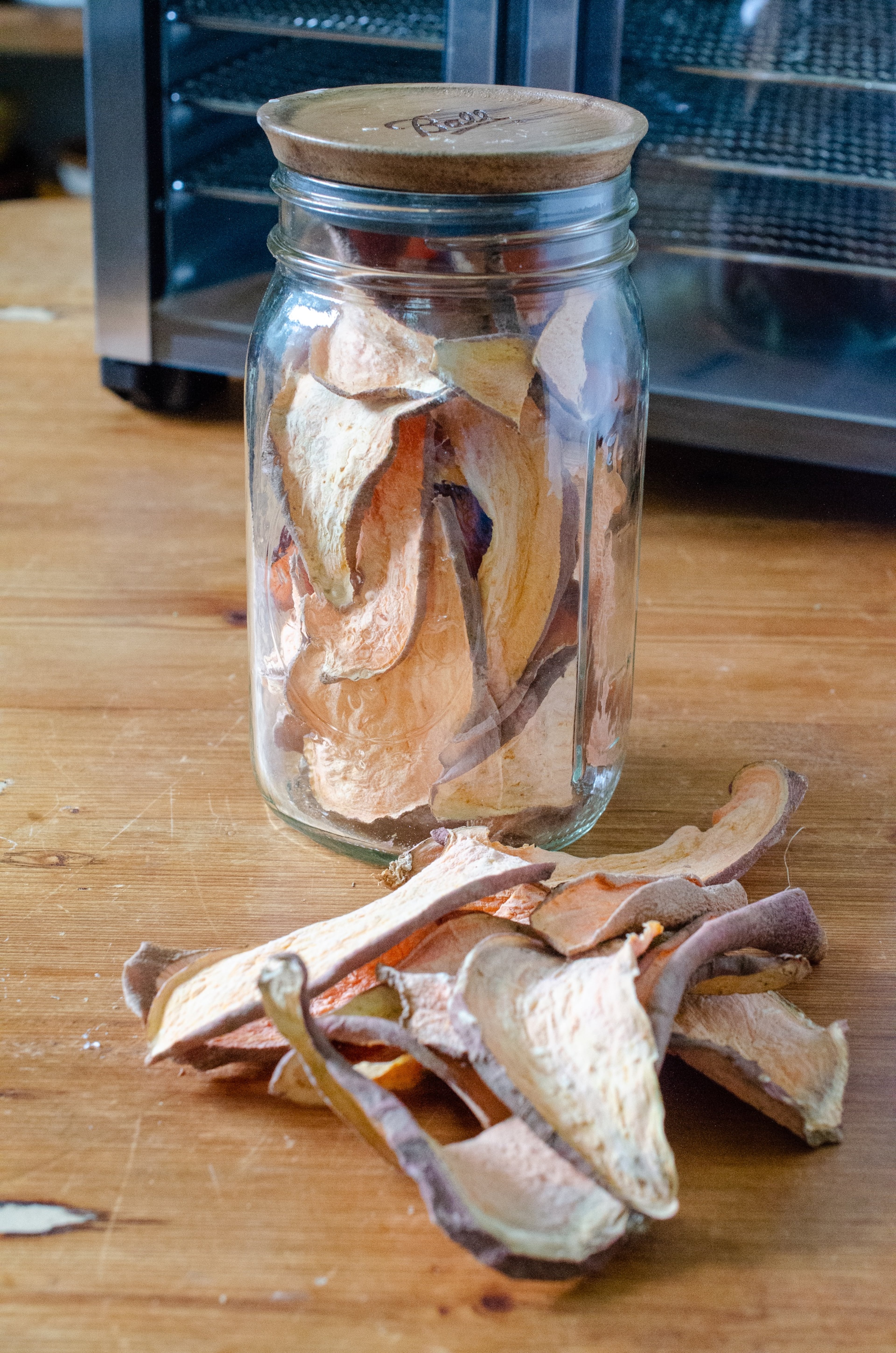 Sweet Potato Dog Treats are all-natural, high-fiber treats for your best furry friend. (Virginia Willis for the AJC)