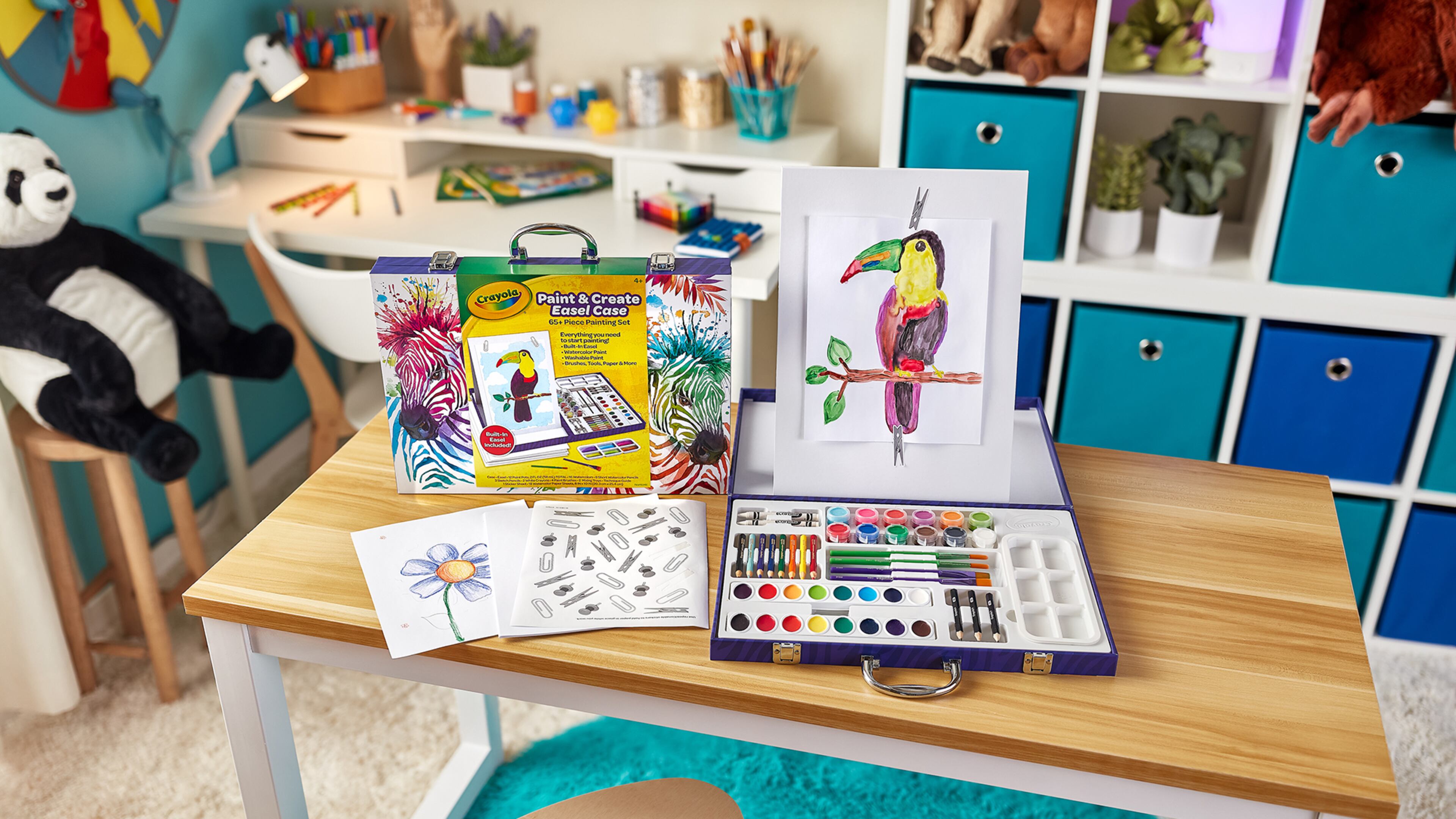 Paint, draw and more with a portable art easel.
Courtesy of Crayola