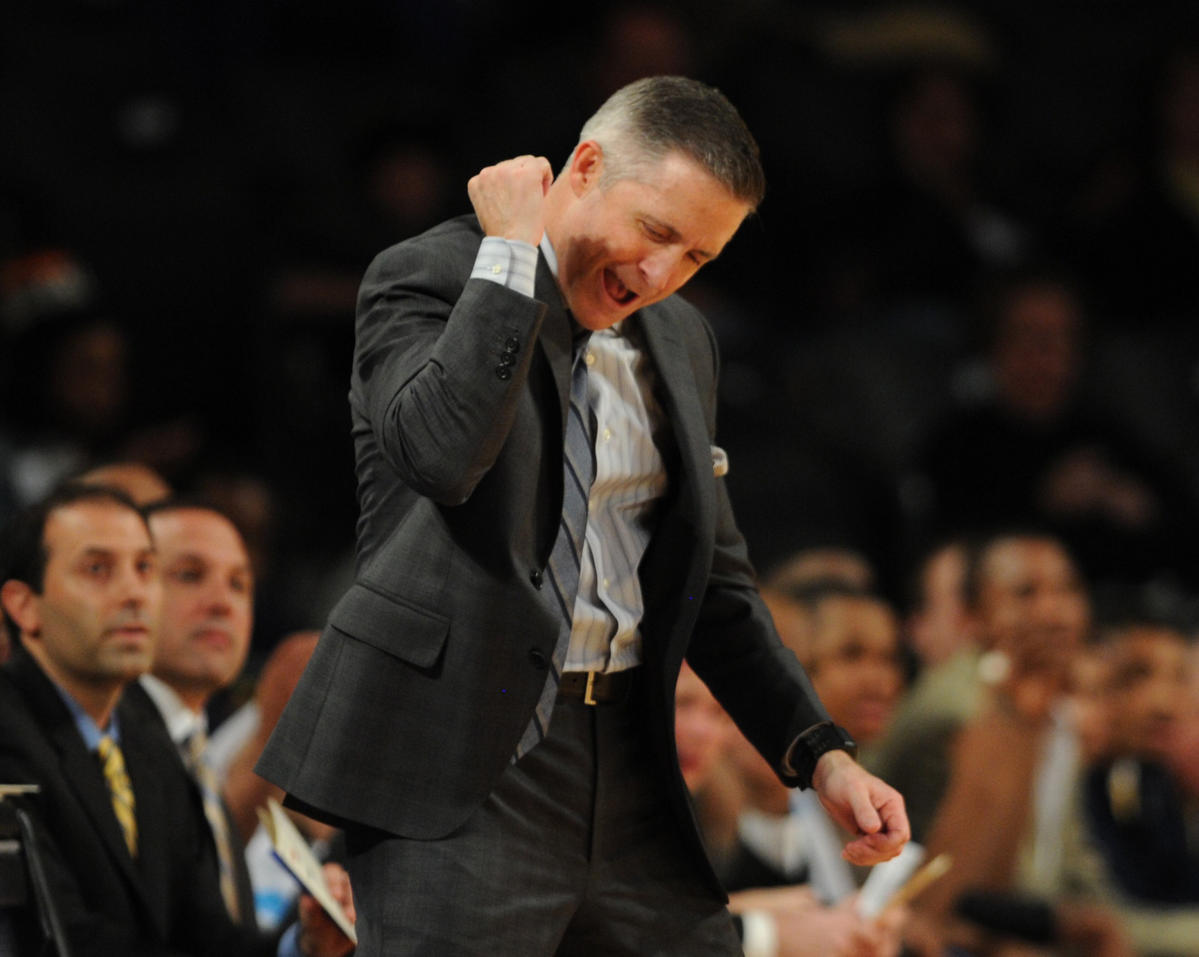 Brian Gregory celebrates his 200th win in 2013.