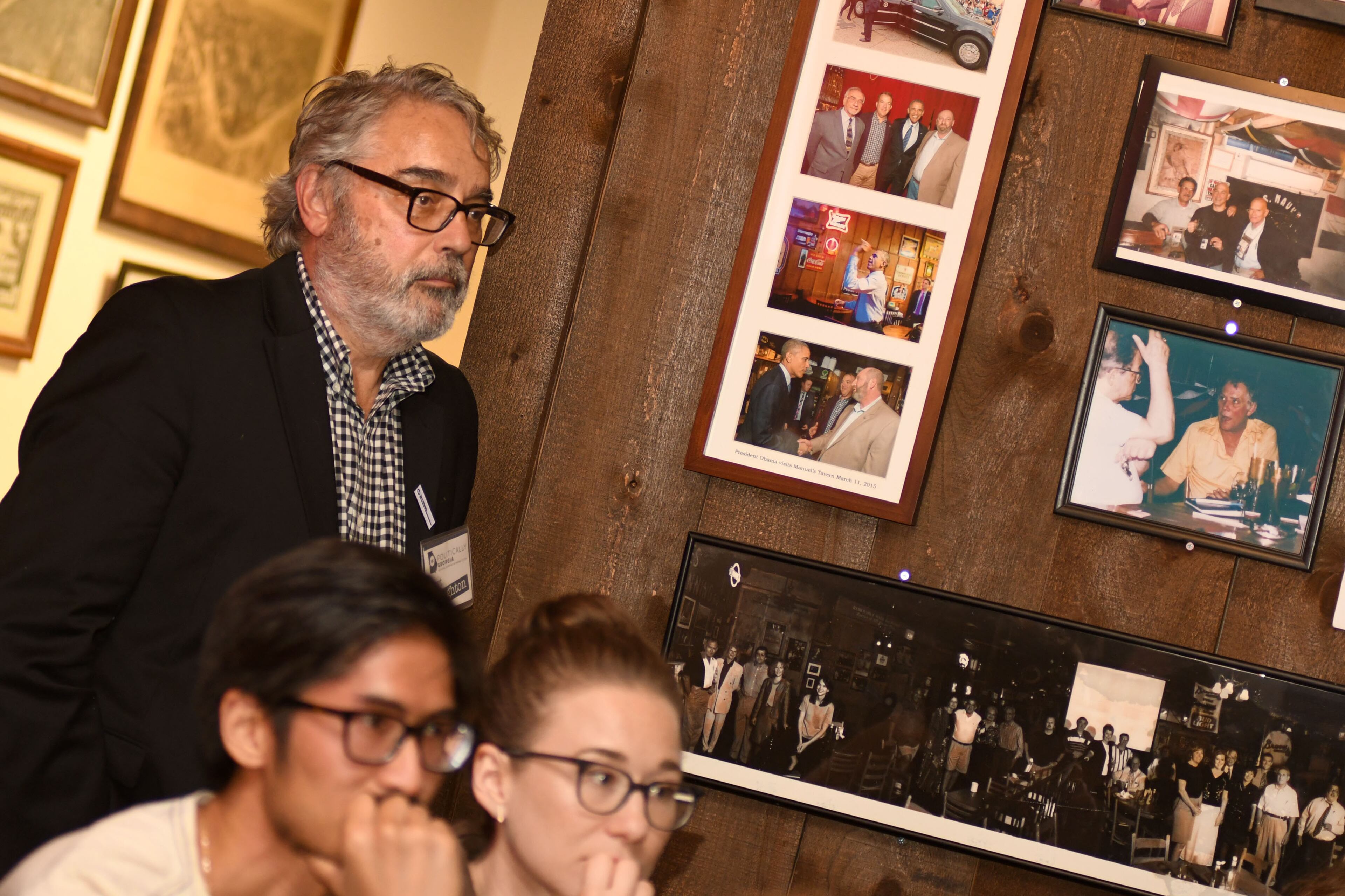 AJC's Bert Roughton at the AJC's Politically Georgia's "Pressing for answers" at Manuel's Tavern in Atlanta on October 23, 2017. The event was sponsored by the Atlanta Journal-Constitution. (Rebecca Breyer)