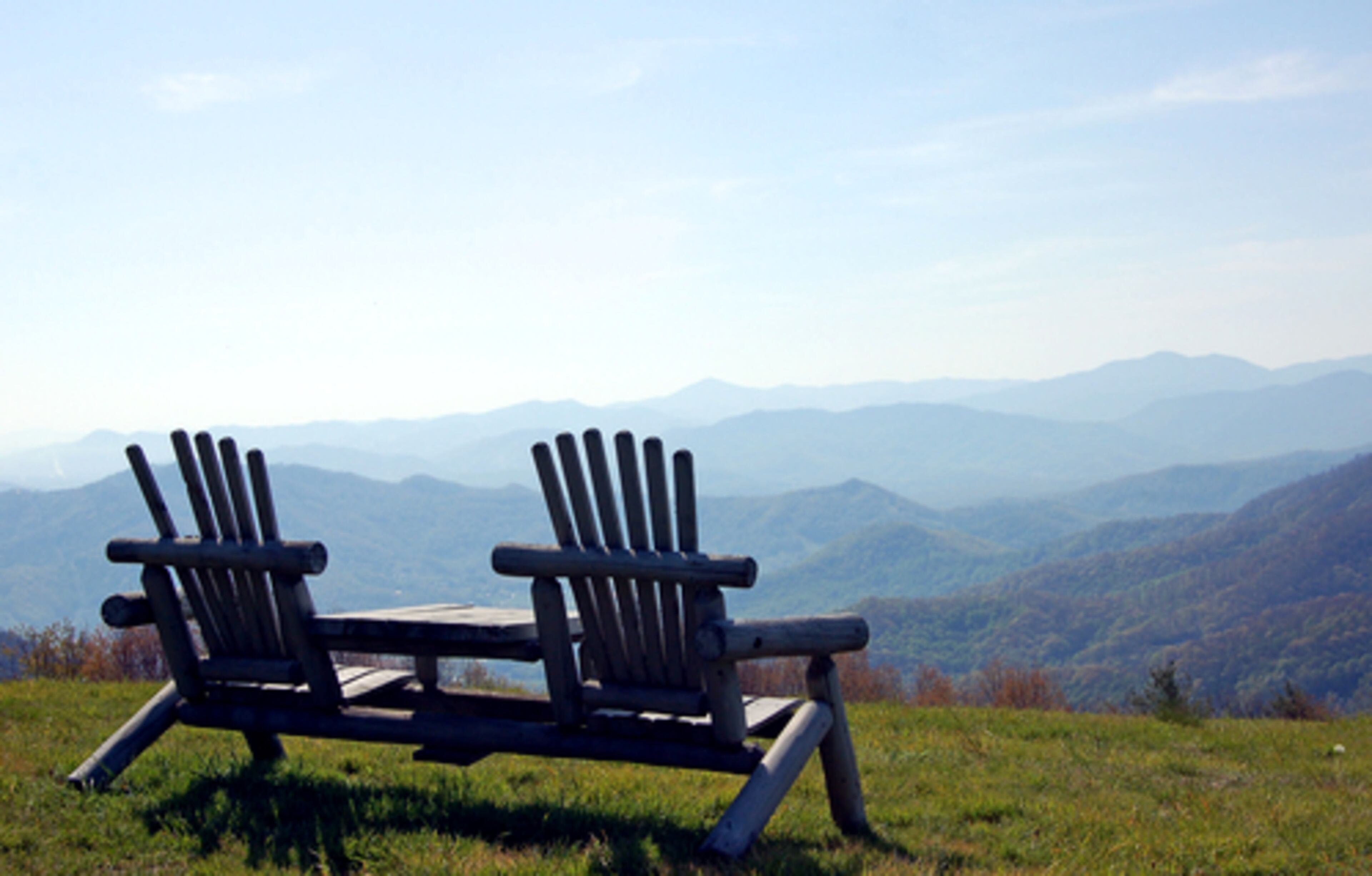 A mile-long split rail fence is all that separates The Swag from the Great Smoky Mountains National Park.