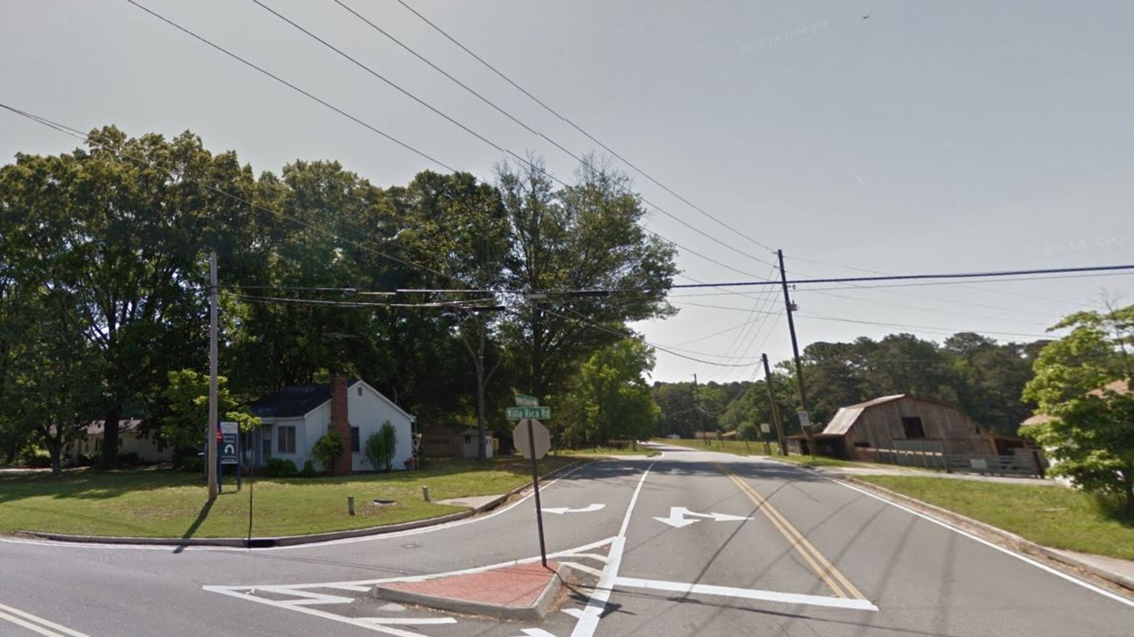The south side of Irwin Road from Villa Rica Road to Wilkes Road in the Marietta area is among four sidewalk projects scheduled by Cobb County this fall. Courtesy of Cobb County