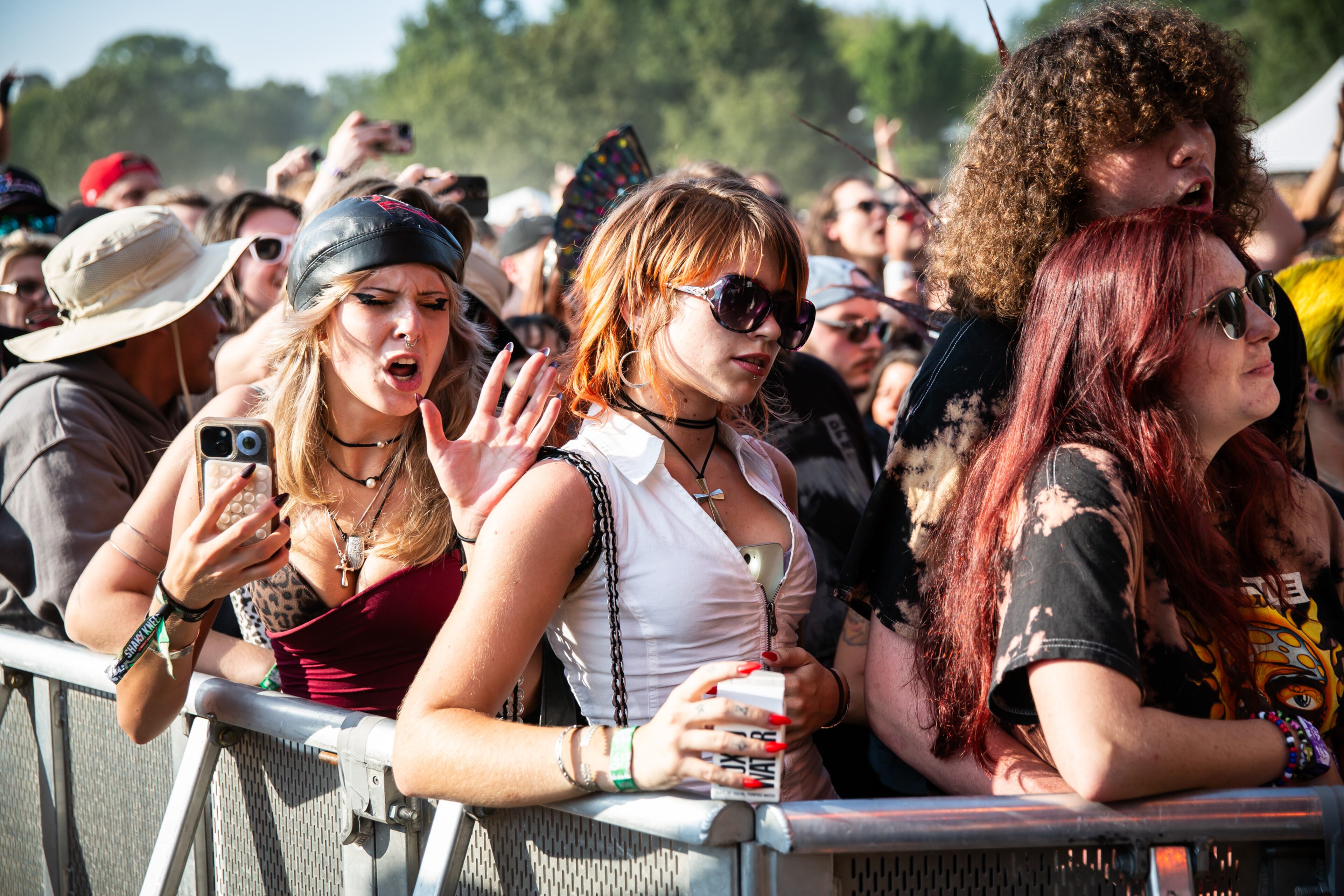 Crowds pack into Piedmont Park for the first day of Shaky Knees on Friday, Sept. 19, 2025, in Atlanta. (Ryan Fleisher for the AJC)