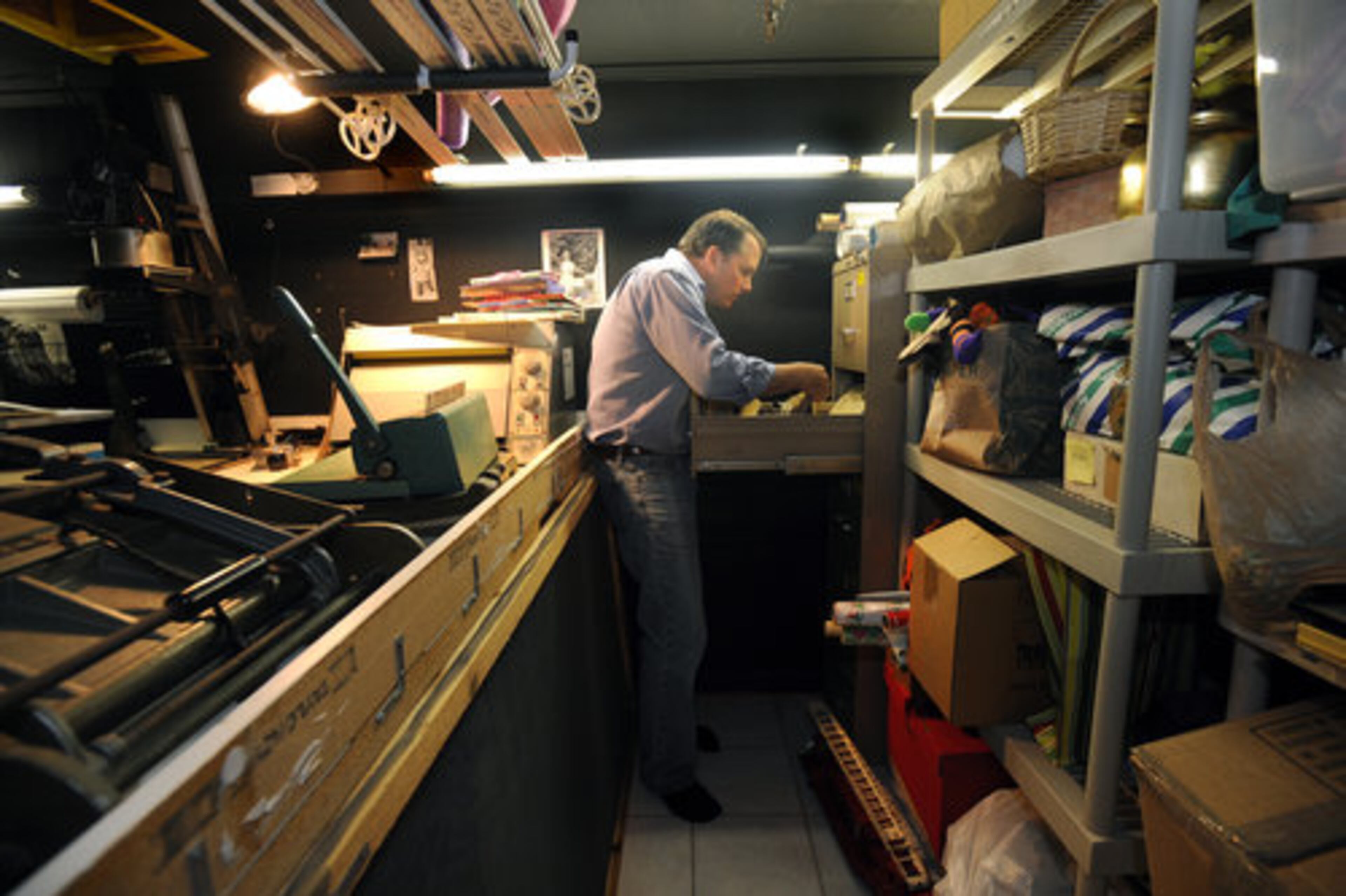 Neal Broffman has his wife, Elisa Gambino, to thank for the photos being in the exhibit. The former CNN producer was cooking at a civic association event in Ansley Park. Knowing nothing of the planned civil rights exhibition, she mentioned the basement filled with photos to her sister's friend, a board member at the High.