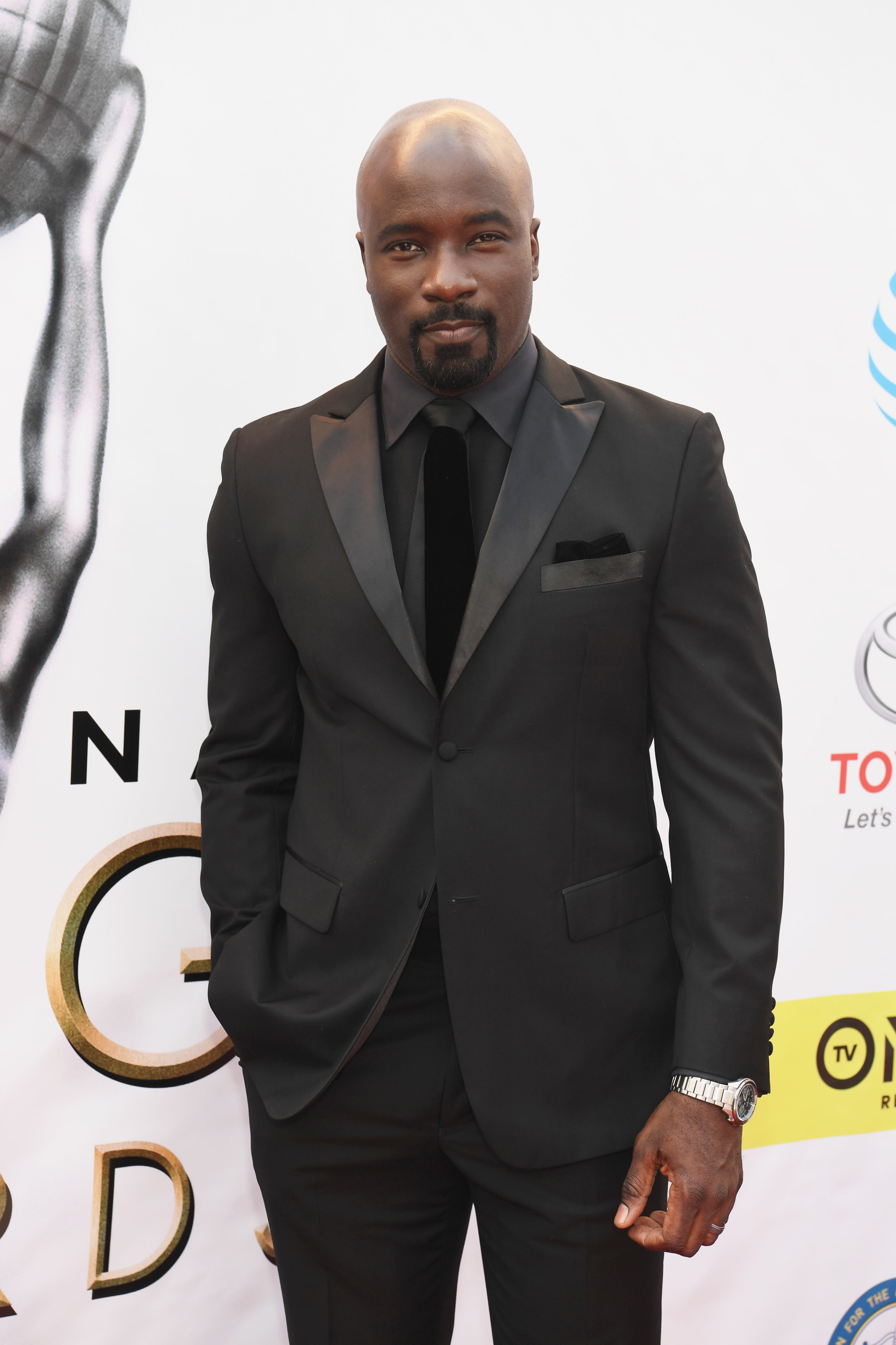 PASADENA, CA - FEBRUARY 11: Actor Mike Colter attends the 48th NAACP Image Awards at Pasadena Civic Auditorium on February 11, 2017 in Pasadena, California. (Photo by Paras Griffin/Getty Images )