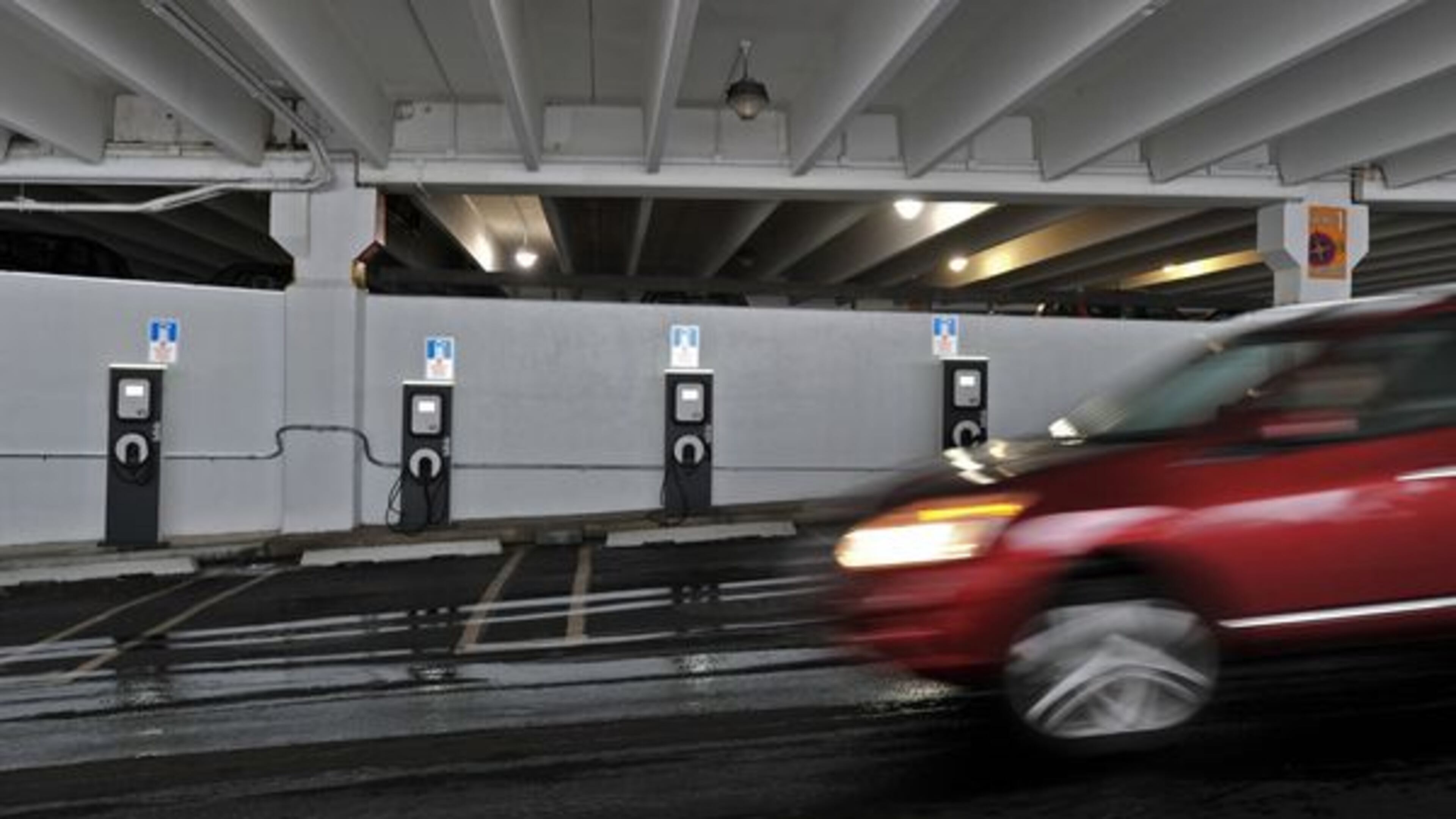 Shopping malls such as Lenox Square are among the businesses and public places that have already installed electric vehicle charging stations so “EV” owners can juice their vehicles when away from home, part of a push to ease pollution and reduce gasoline demand.