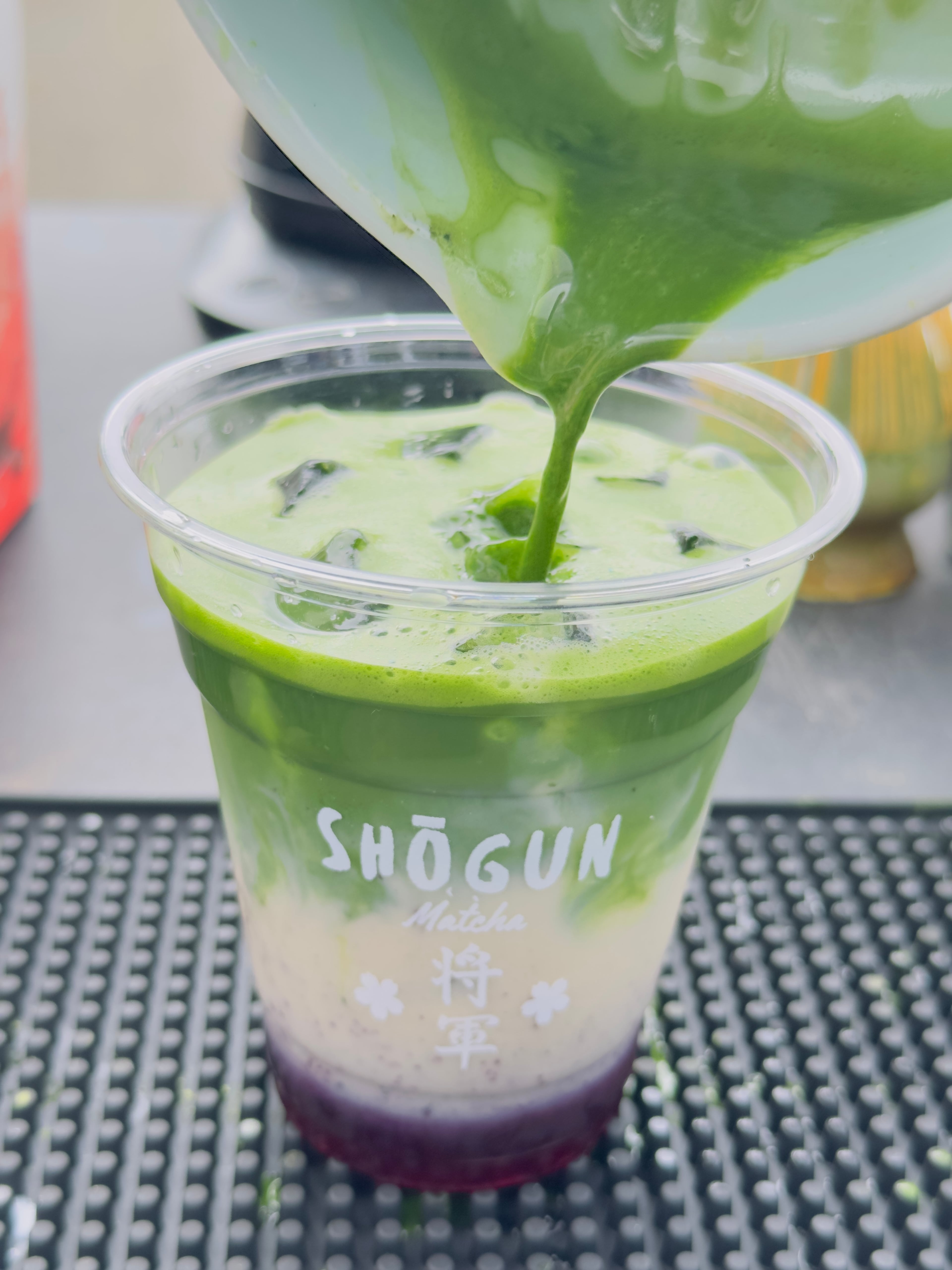 Shogun Matcha’s beverage, called the Wednesday. (Courtesy of Kat Sun)