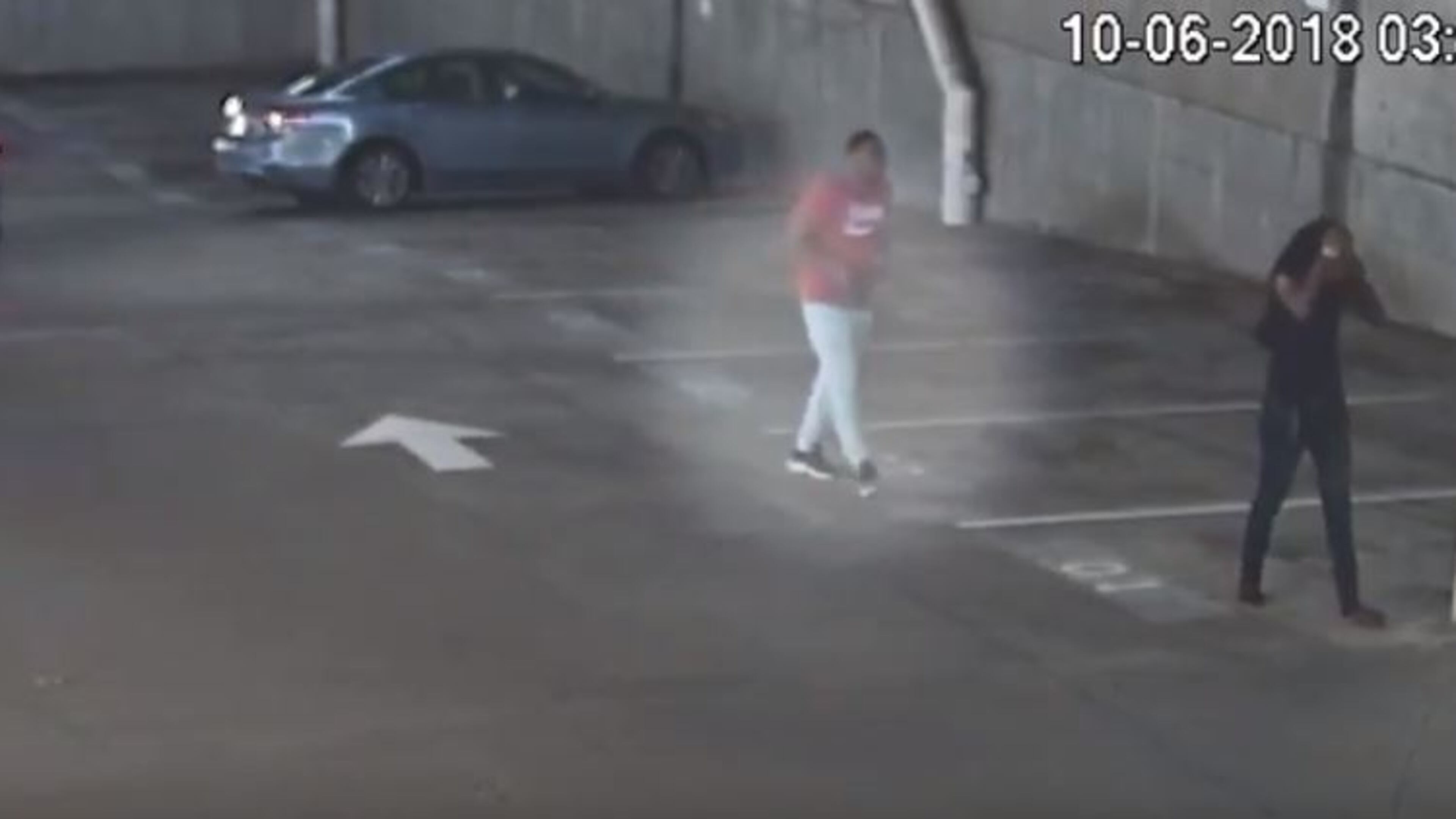 Surveillance footage shows suspects in an Oct. 6 armed robbery, police said.