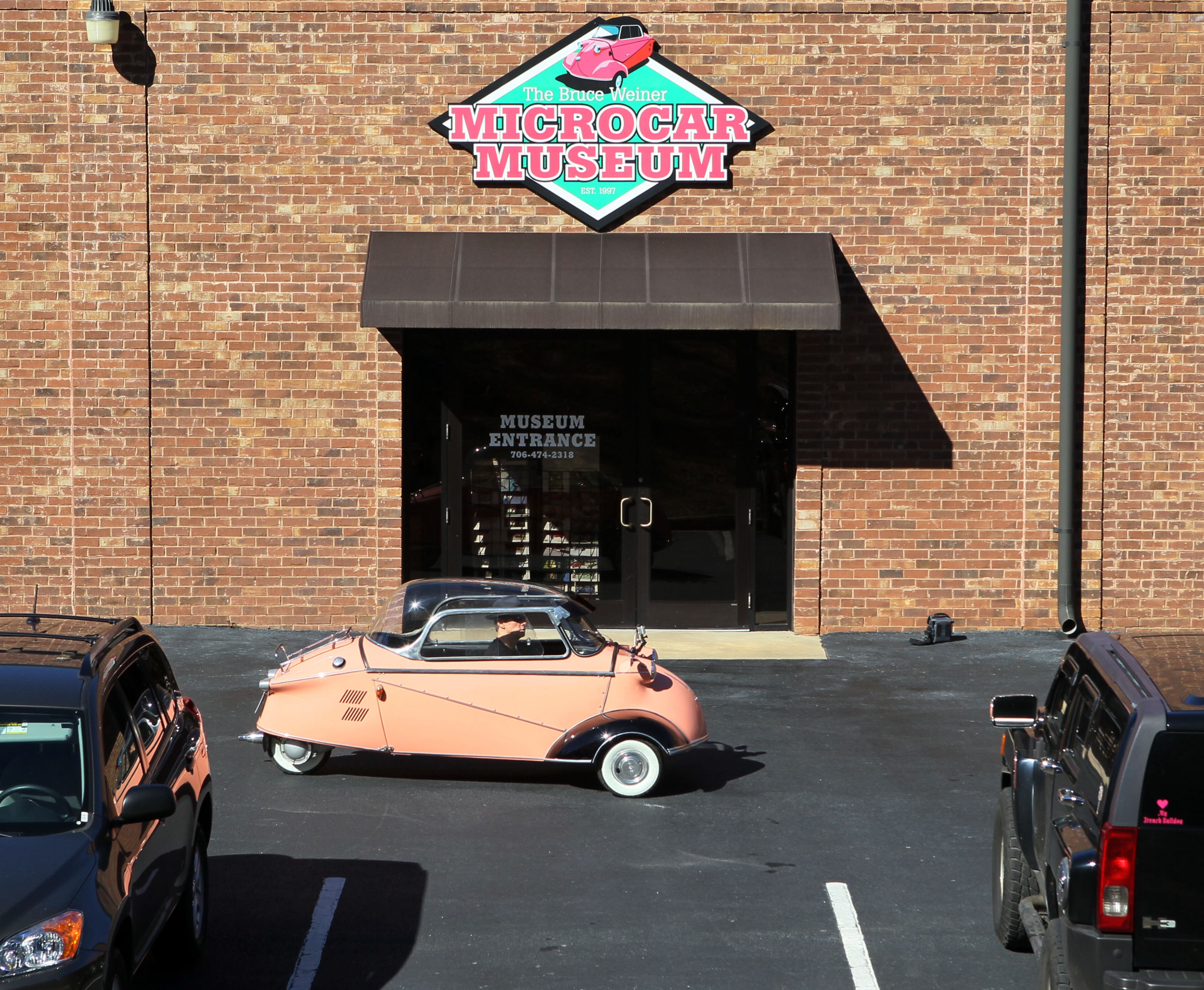 In a two-story brick structure 60 miles east of Atlanta, the Bruce Weiner Microcar Museum is auctioning more than 200 tiny cars, plus other memorabilia from an era now gone. The auction happens Feb. 15-16. Why is Weiner auctioning off most of his collection? “It’s time to downnsize," he says.