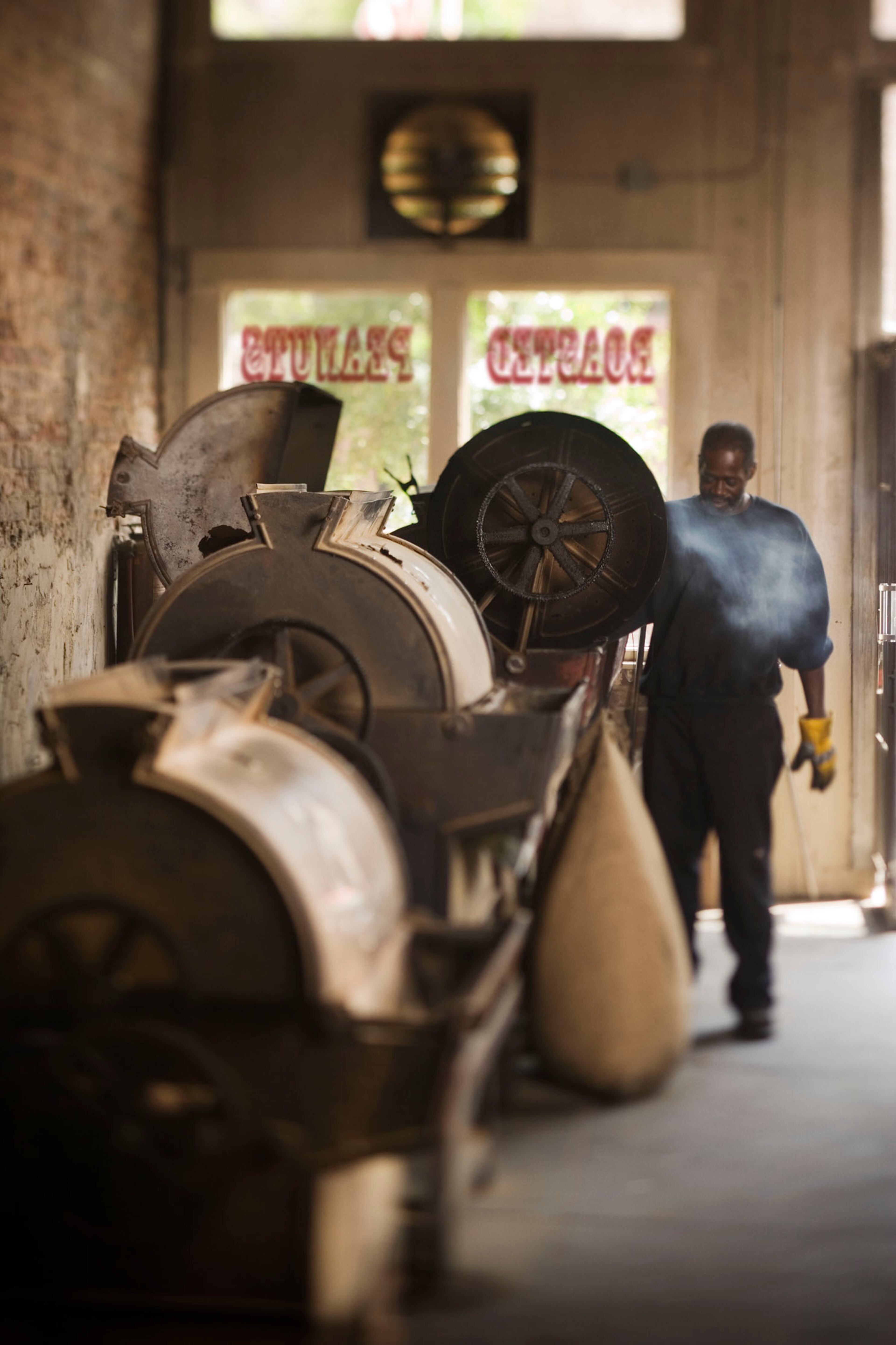 The Peanut Depot's antique roasters. Credit: Greater Birmingham Convention & Visitors Bureau. HANDOUT PHOTO