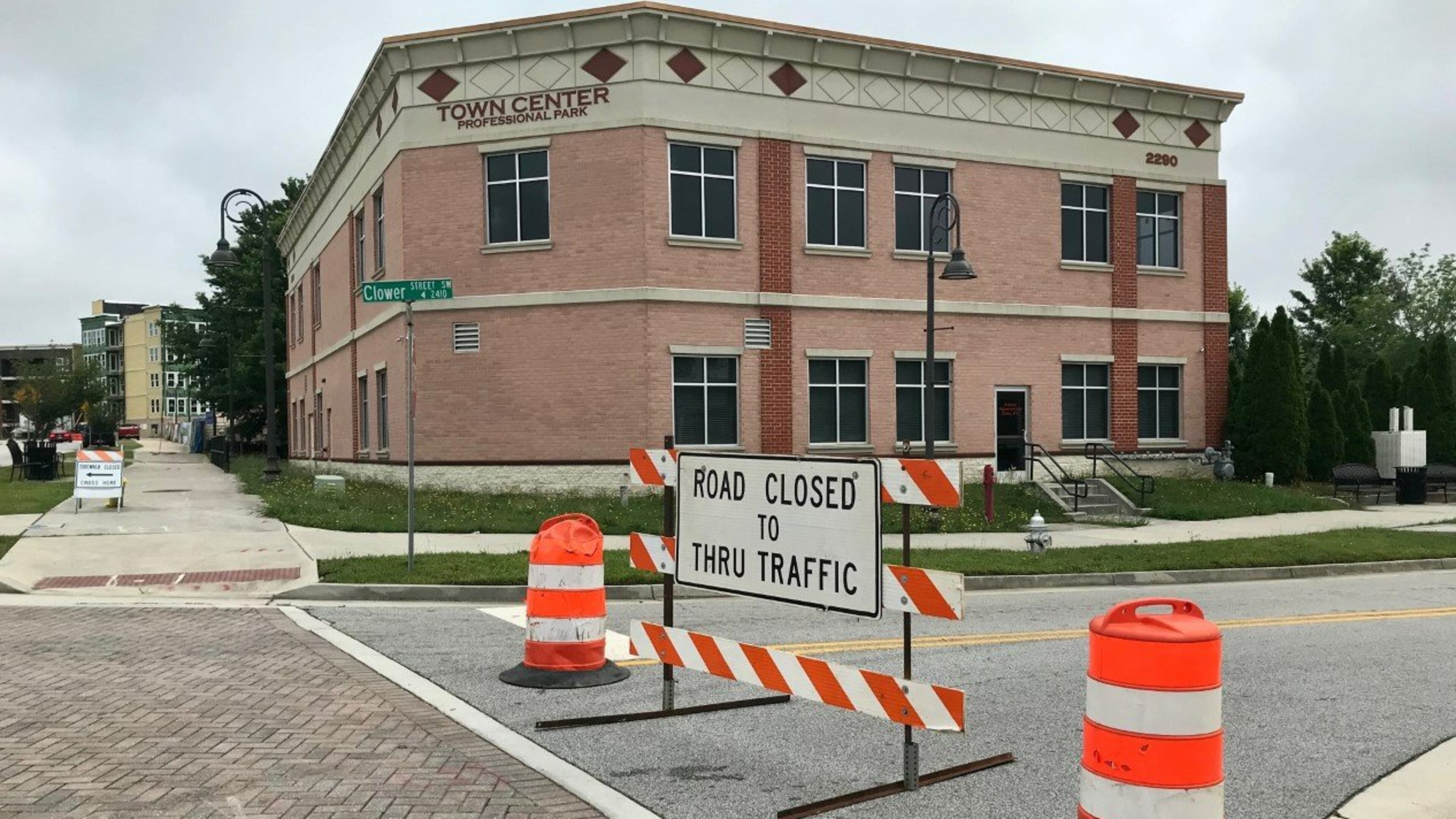 Clower Street will be closed until June 30 to complete a roundabout on Wisteria Drive.