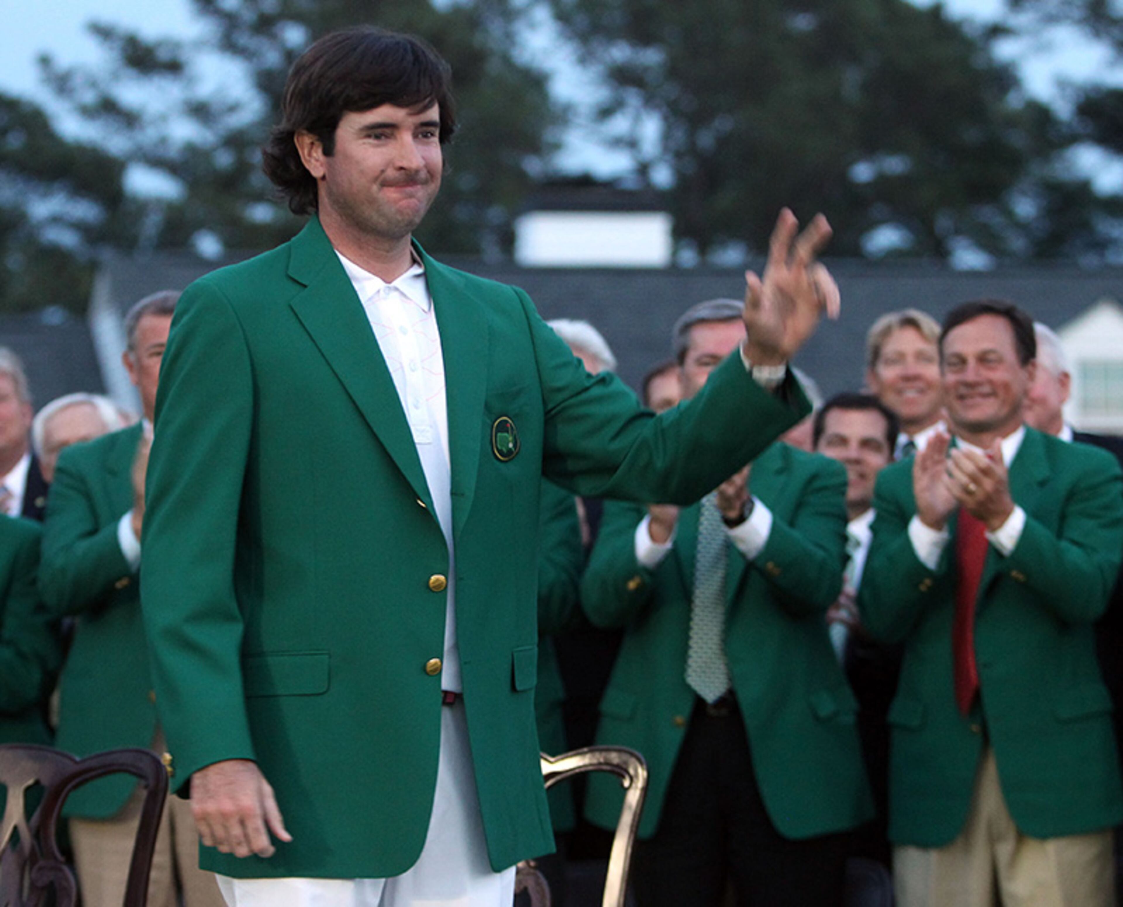 Bubba Watson joined an elite group of golfers by winning his second Masters Tournament. In the 78-year history of the tournament at Augusta National Golf Club only 17 players have repeated as champions, and only nine have done so within a three-year span. Here are some of the greats linked at Augusta: