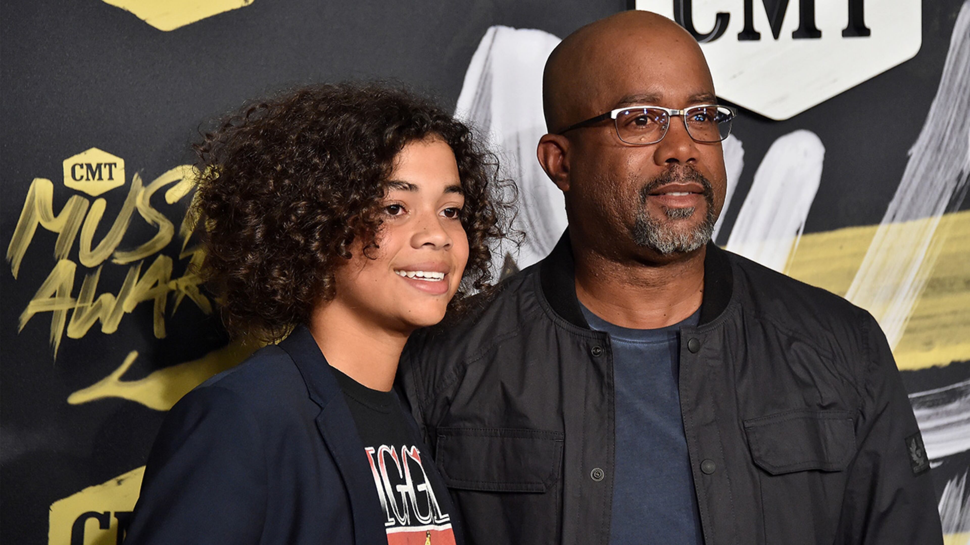 NASHVILLE, TN - JUNE 06: Jack Rucker and Darius Rucker attend the 2018 CMT Music Awards at Bridgestone Arena on June 6, 2018 in Nashville, Tennessee. (Photo by Mike Coppola/Getty Images for CMT)