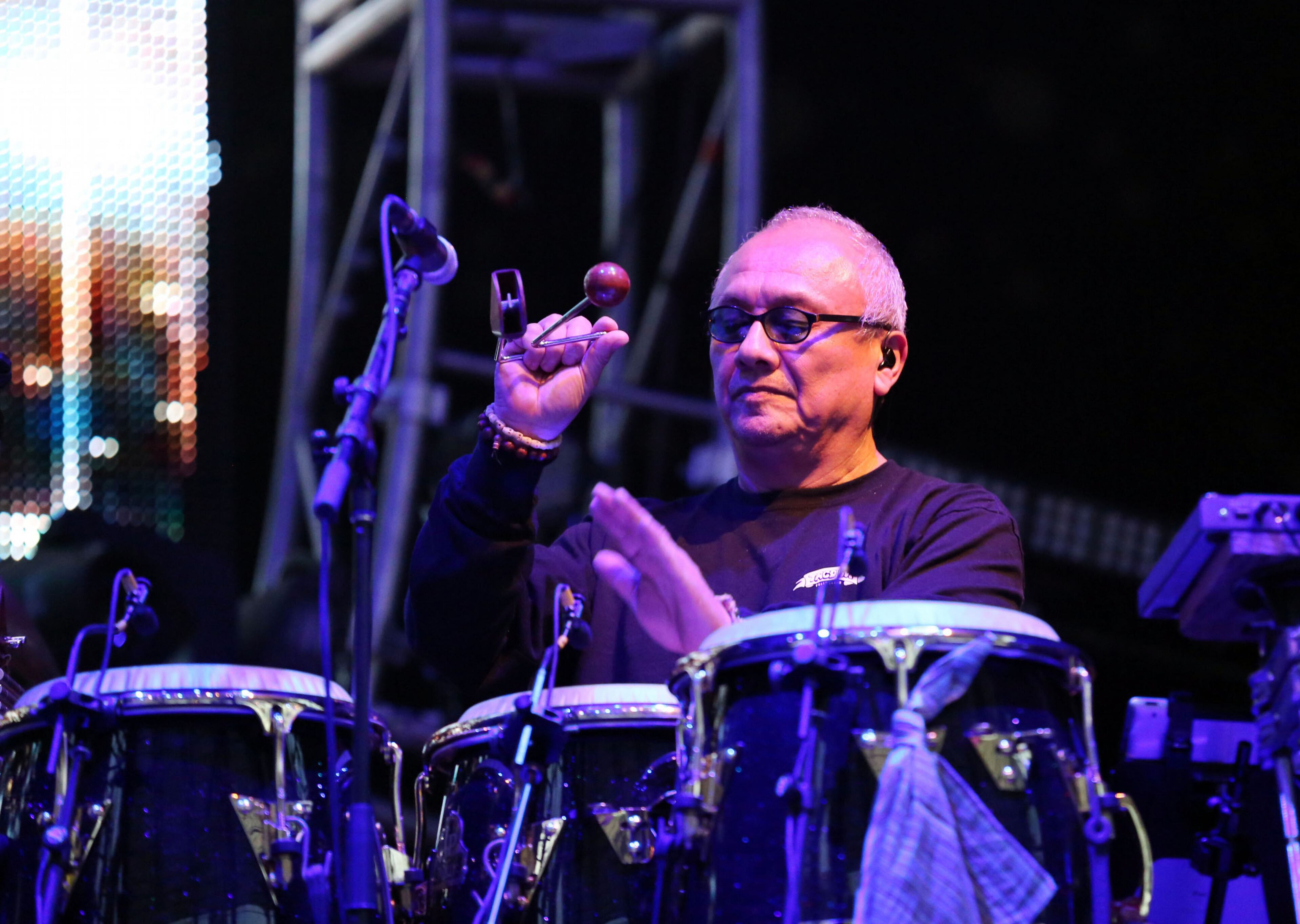 Athens jam-rockers Widespread Panic play the first of a two-night stint Friday night at Verizon Wireless Amphitheatre in Alpharetta. Percussionist Domingo "Sunny" Ortiz performs.