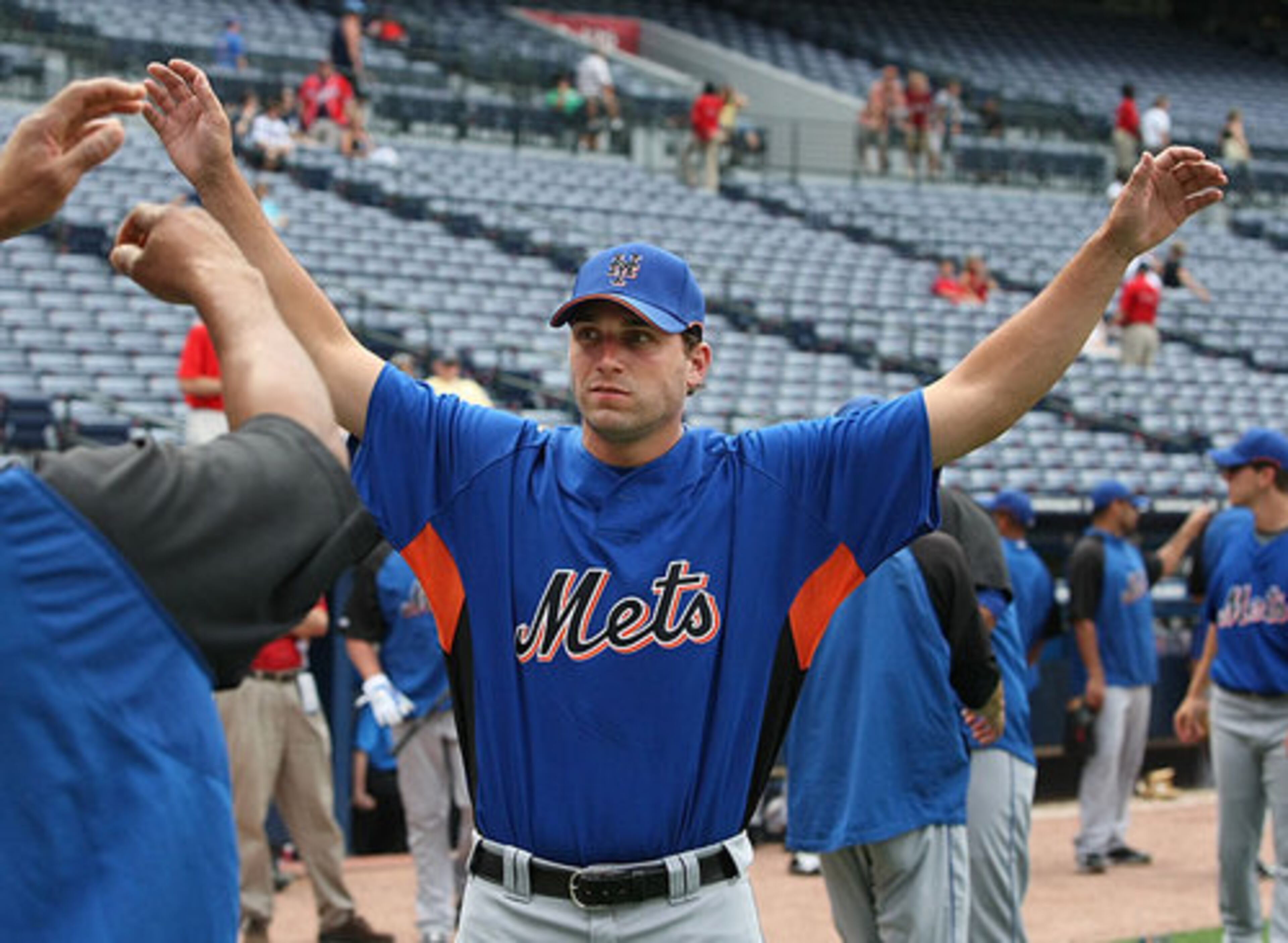 Francoeur loosens up with his new team.