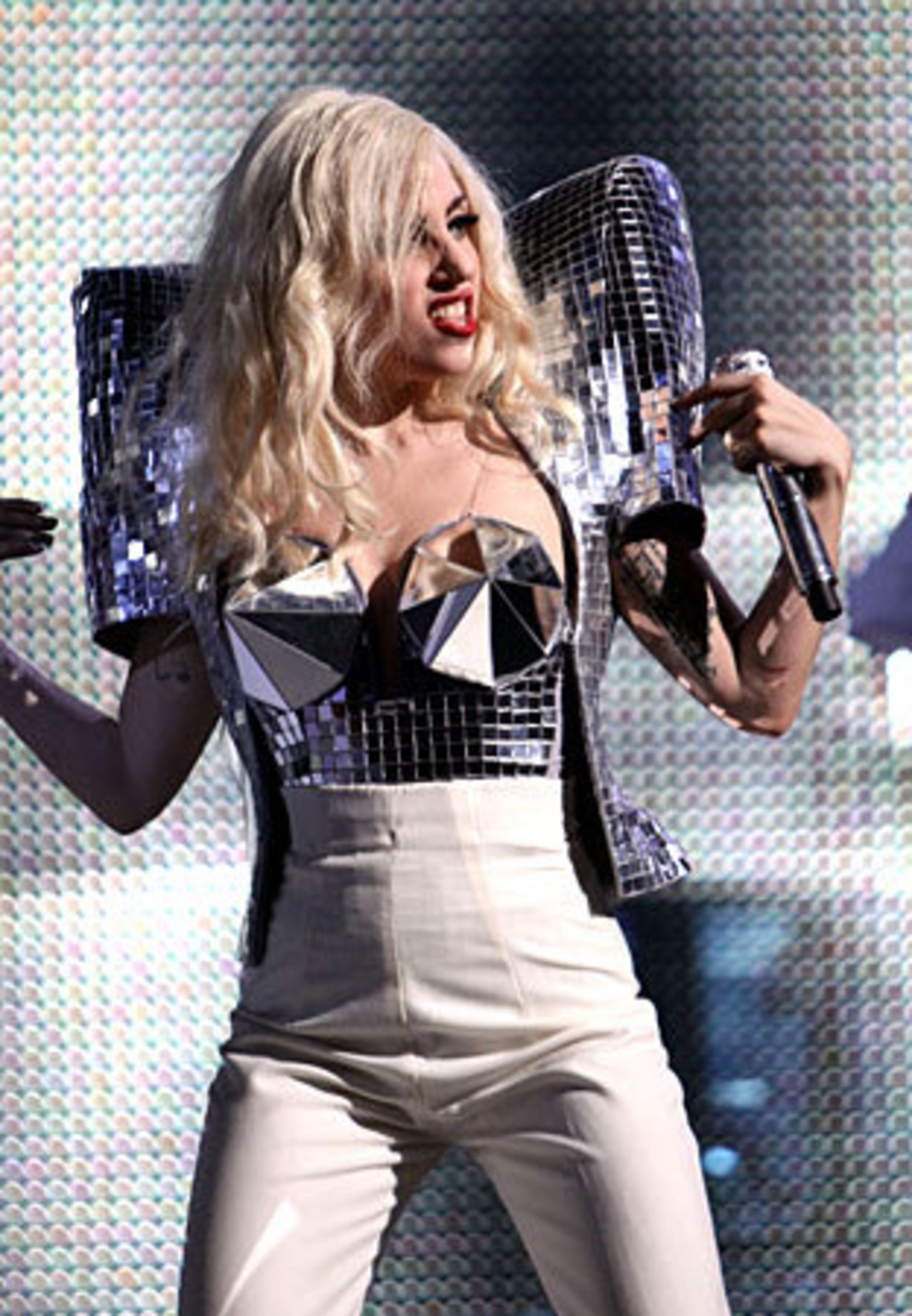 Fun fact! At this time last year, Gaga was the opening act for the New Kids on the Block Reunion Tour. You've come a long way, Lady!