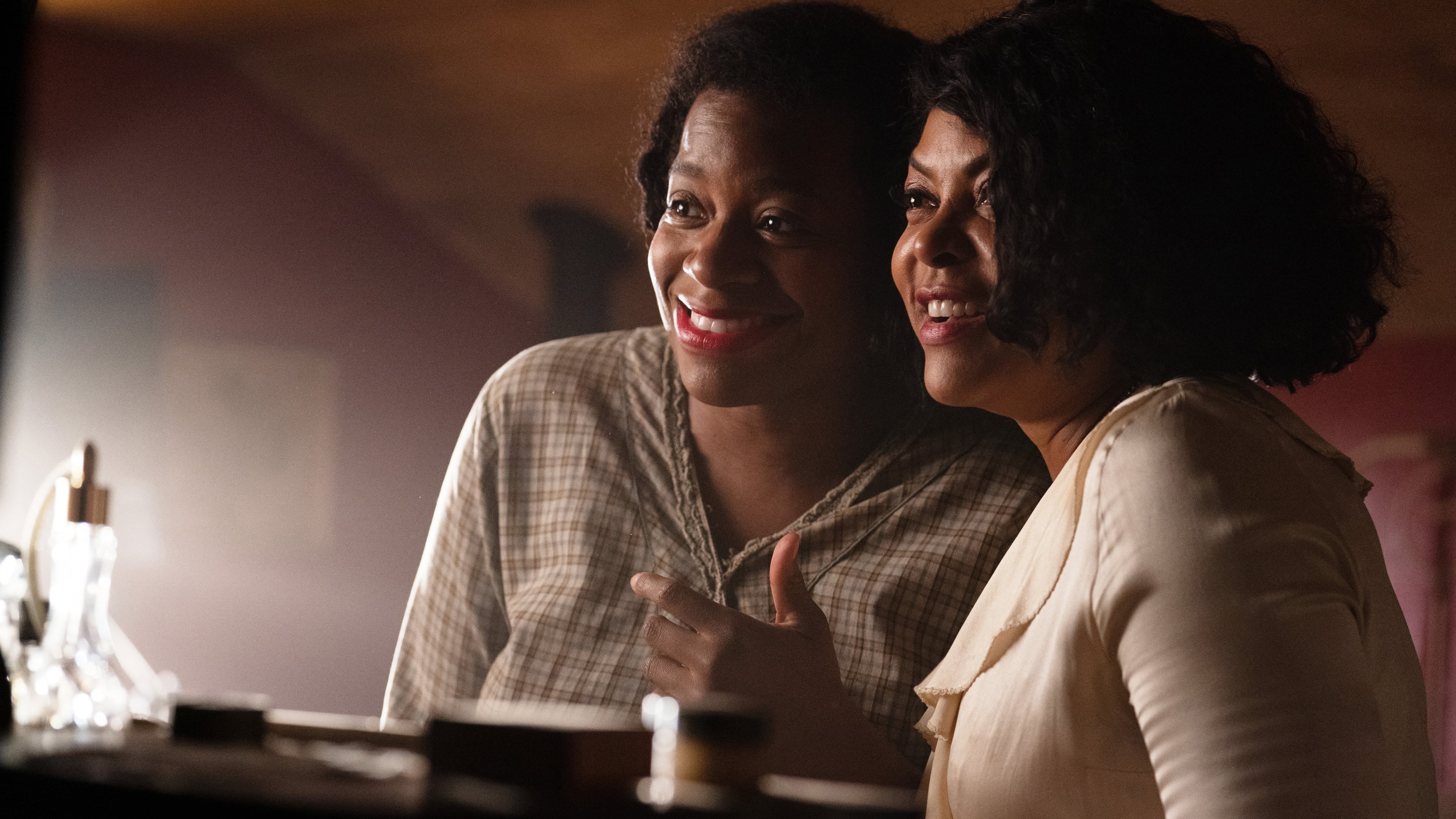 Fantasia Barrino, left, and Taraji P. Henson in "The Color Purple." Henson can boast an impressive list of accomplishments. But it isn't her acting prowess that made recent headlines. CREDIT: Ser Baffo/Warner Bros. Pictures
