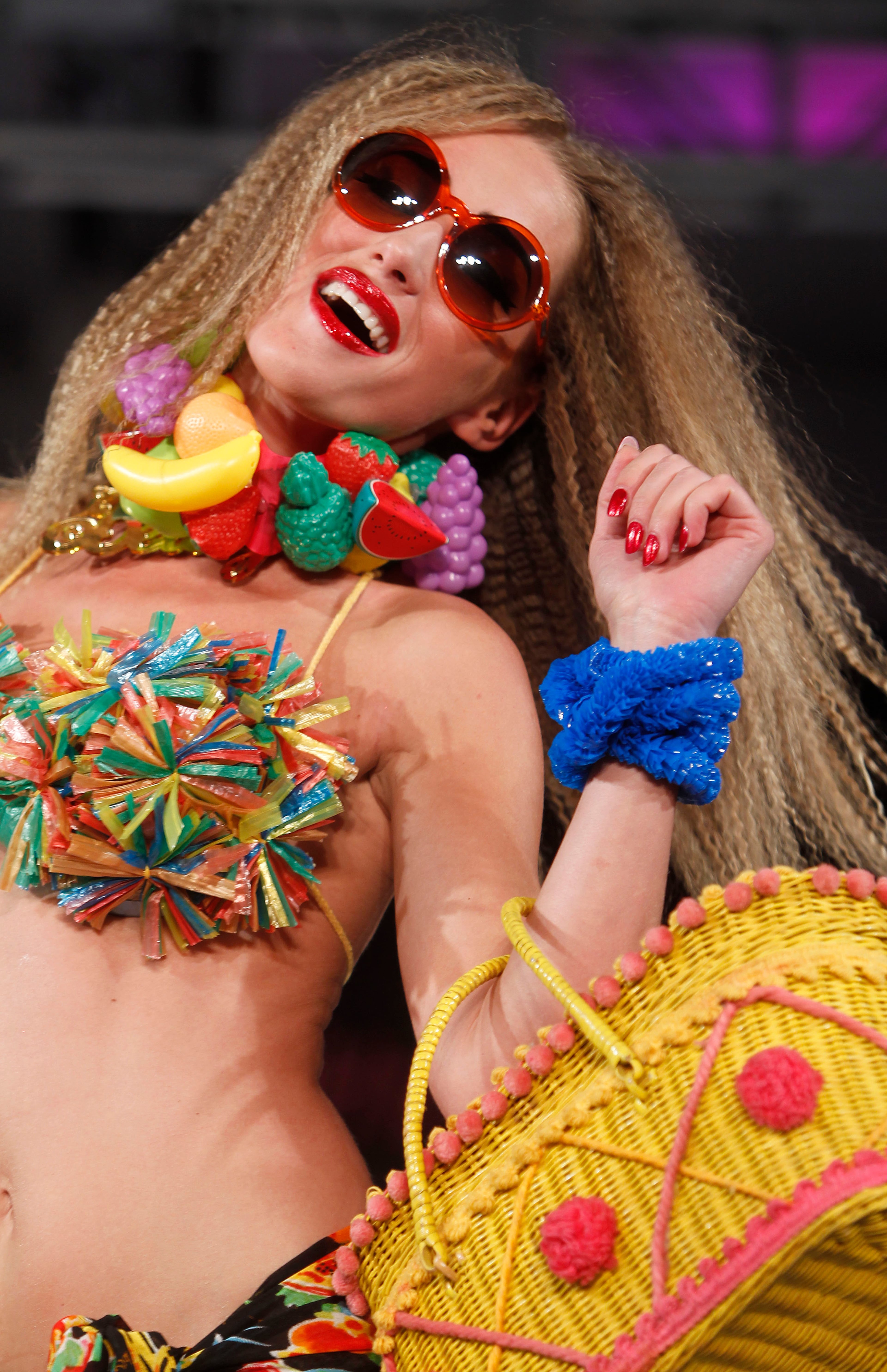 The Betsey Johnson Spring 2013 collection is modeled during Fashion Week, Tuesday, Sept. 11, 2012, in New York.