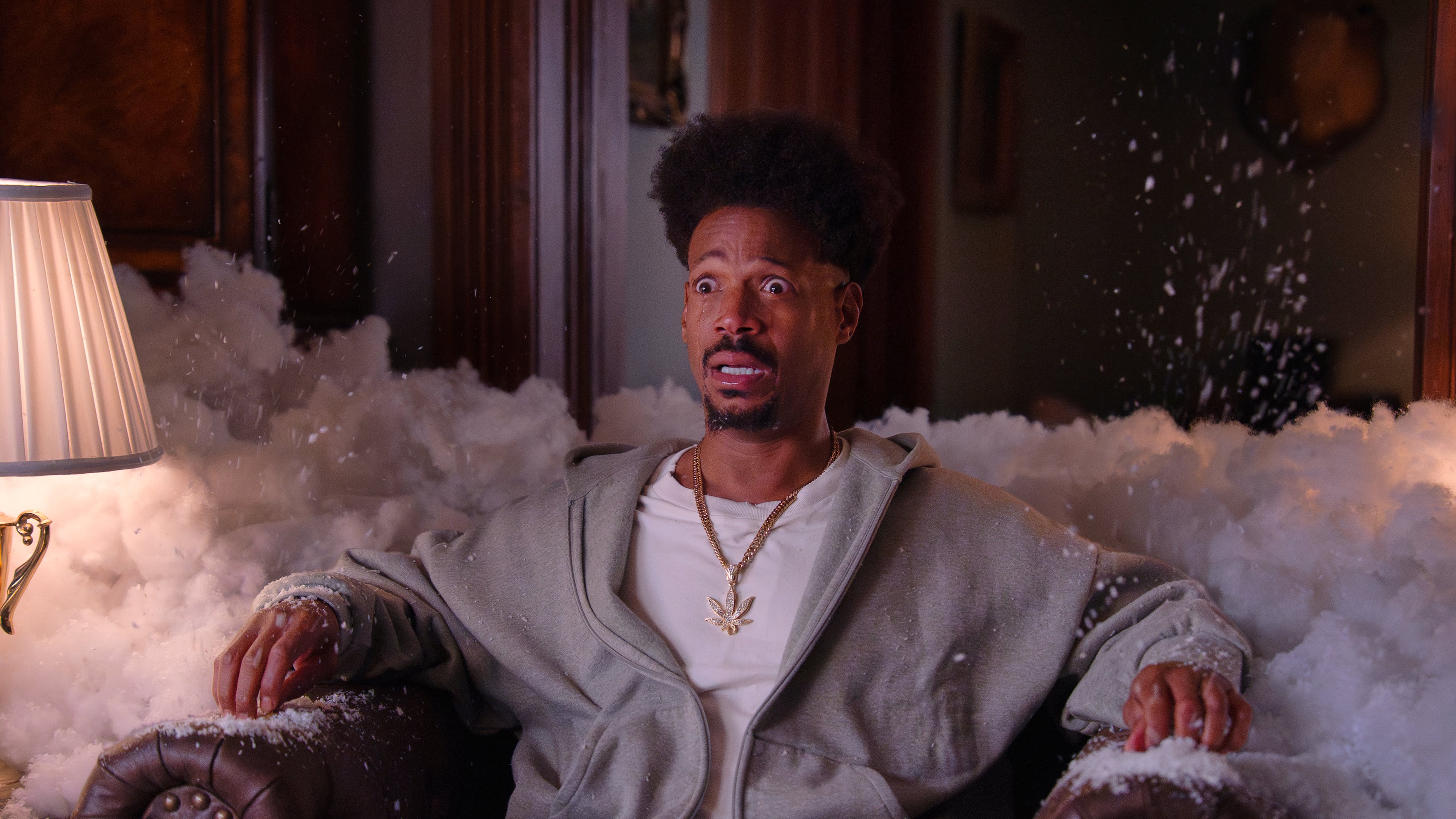 This image released by Paramount Pictures shows Marlon Wayans in a scene from "Scary Movie." (Quantrell Colbert/Paramount Pictures via AP)