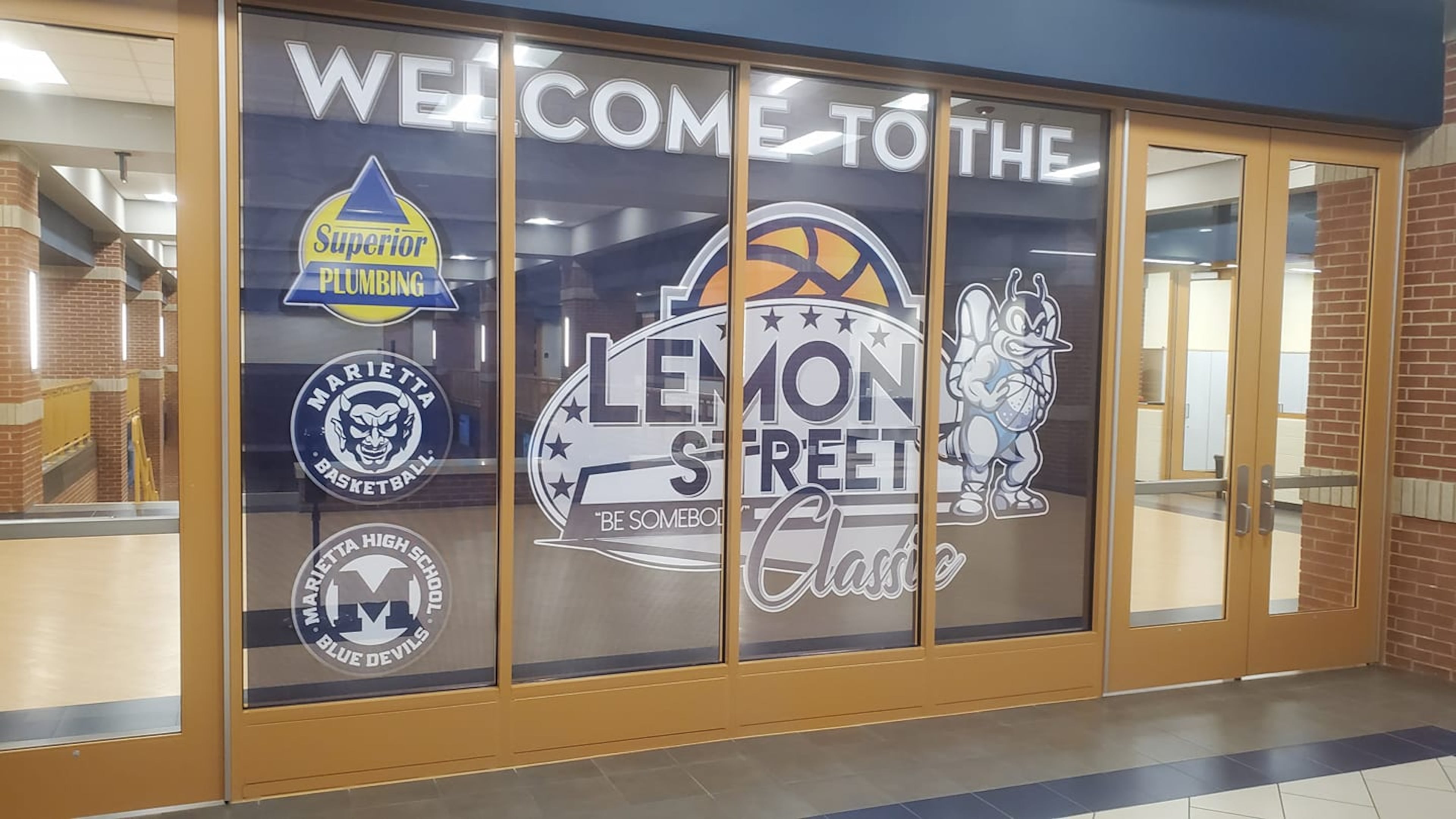The Lemon Street Classic basketball tournament is held annually at Marietta High School to honor Lemon Street’s history while showcasing high school basketball talent. Courtesy of Lemon Street Classic