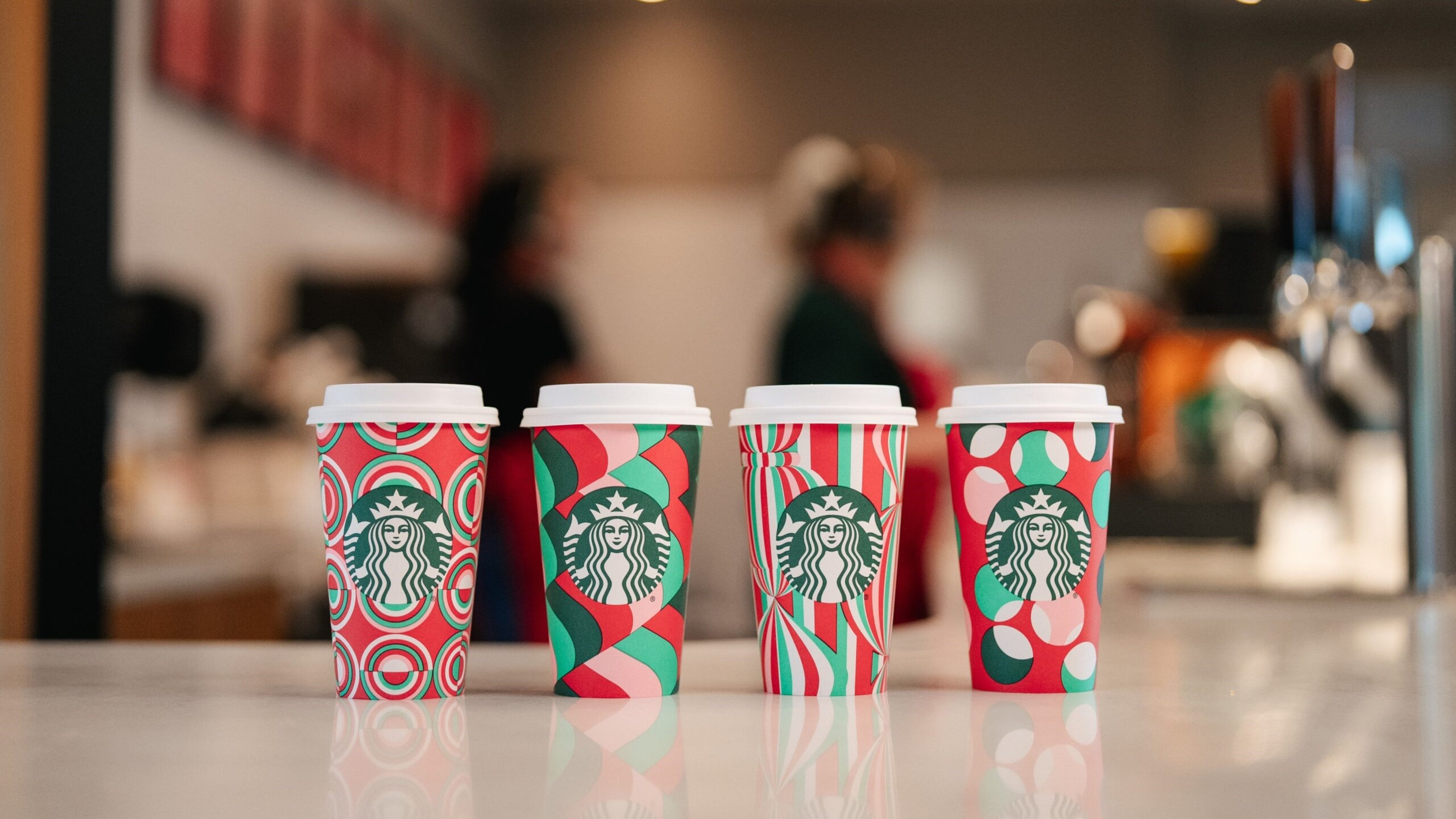 Starbucks unveiled its new 2024 holiday cups along with its holiday menu with new festive drinks and food items. Photo provided by Starbucks
