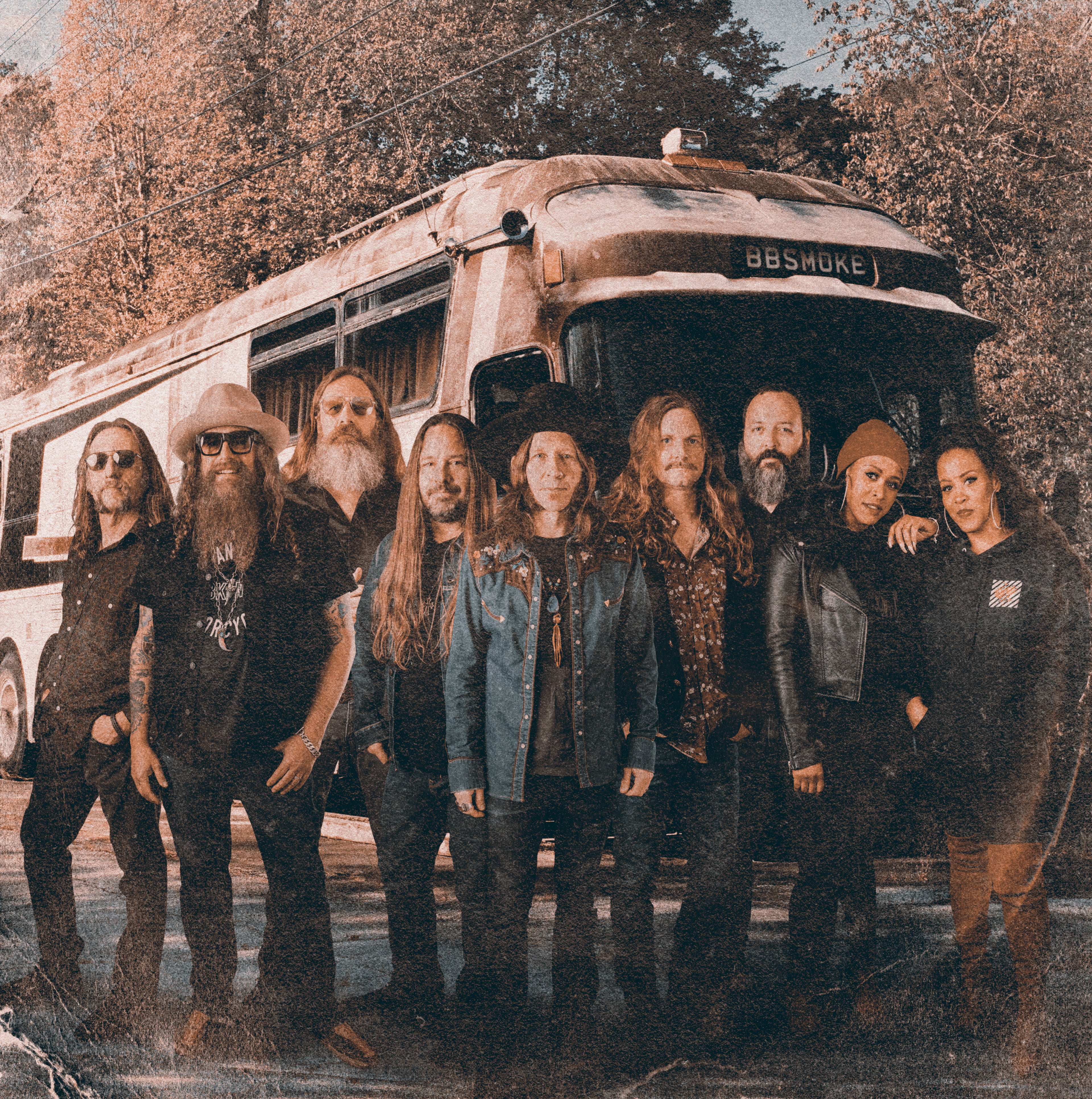 Atlanta's Blackberry Smoke will play Ameris Bank Amphitheatre Aug. 21 as part of their "Spirit of the South" tour featuring the Allman Betts Band, The Wild Feathers and Allman Brothers Band drummer, Jaimoe. Courtesy of Evan Bartleson.
