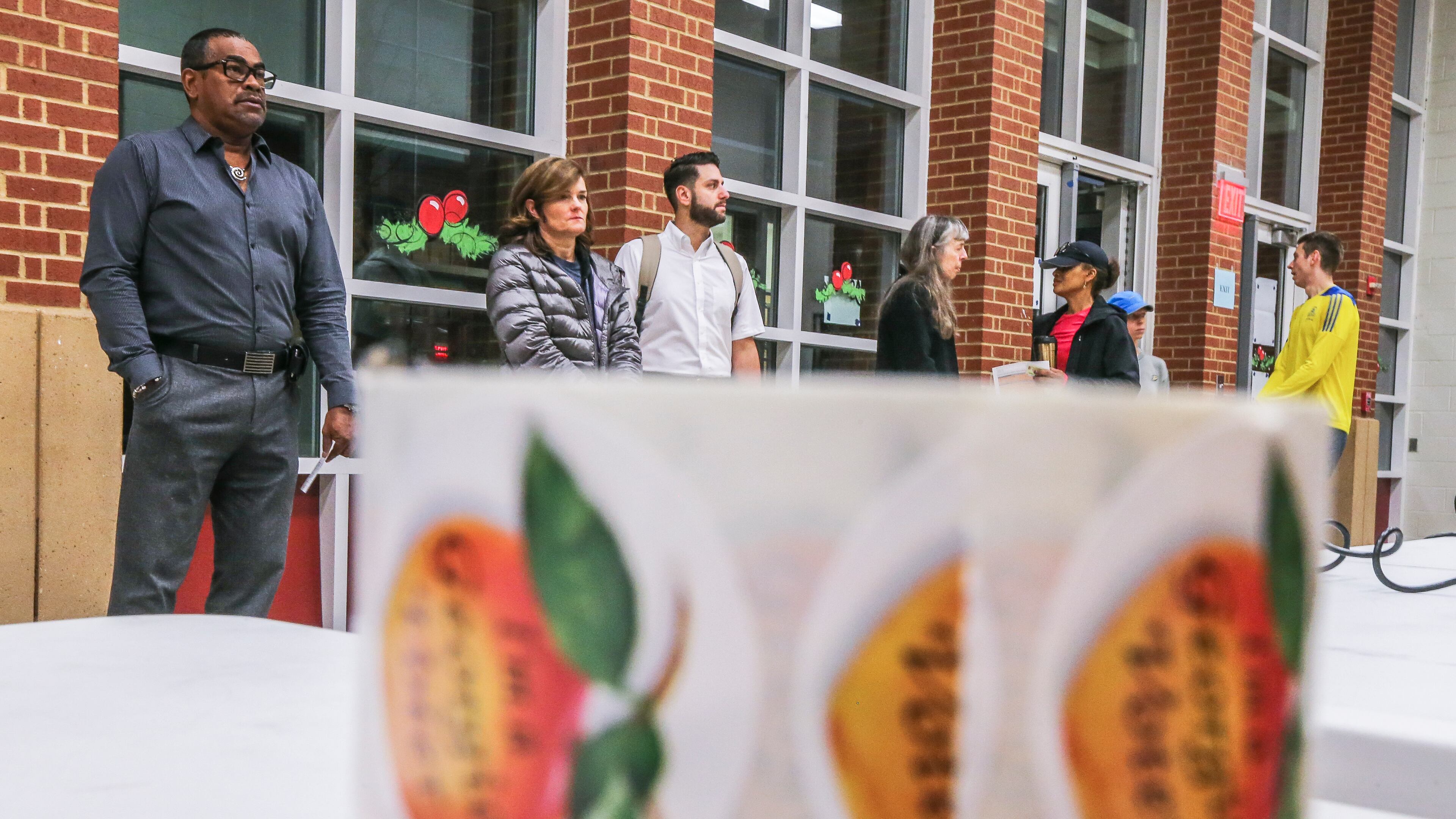 Voters headed to the polls at Henry W. Grady High School in Atlanta on Tuesday, Dec. 5, 2017 JOHN SPINK/JSPINK@AJC.COM