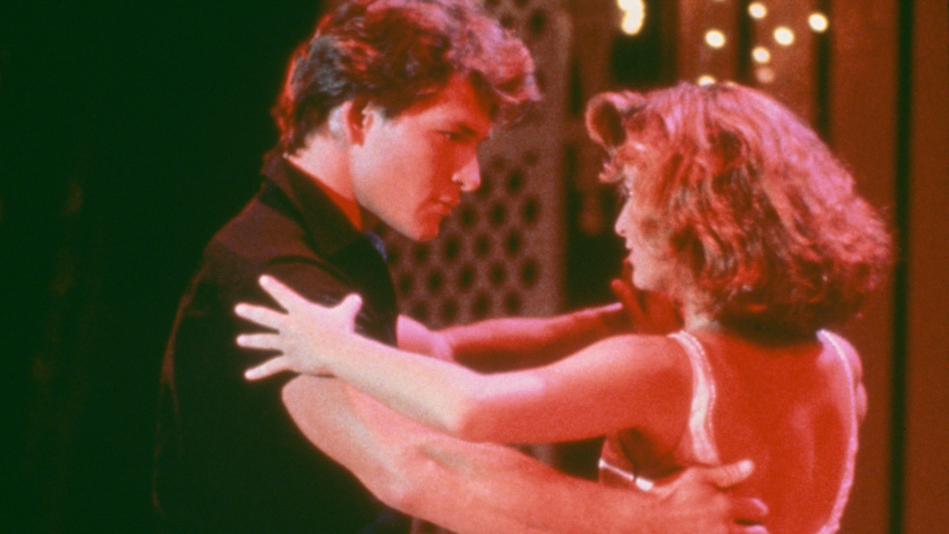 American actors Patrick Swayze (1952 - 2009) and Jennifer Grey star in the film 'Dirty Dancing', 1987. (Photo by /Getty Images)