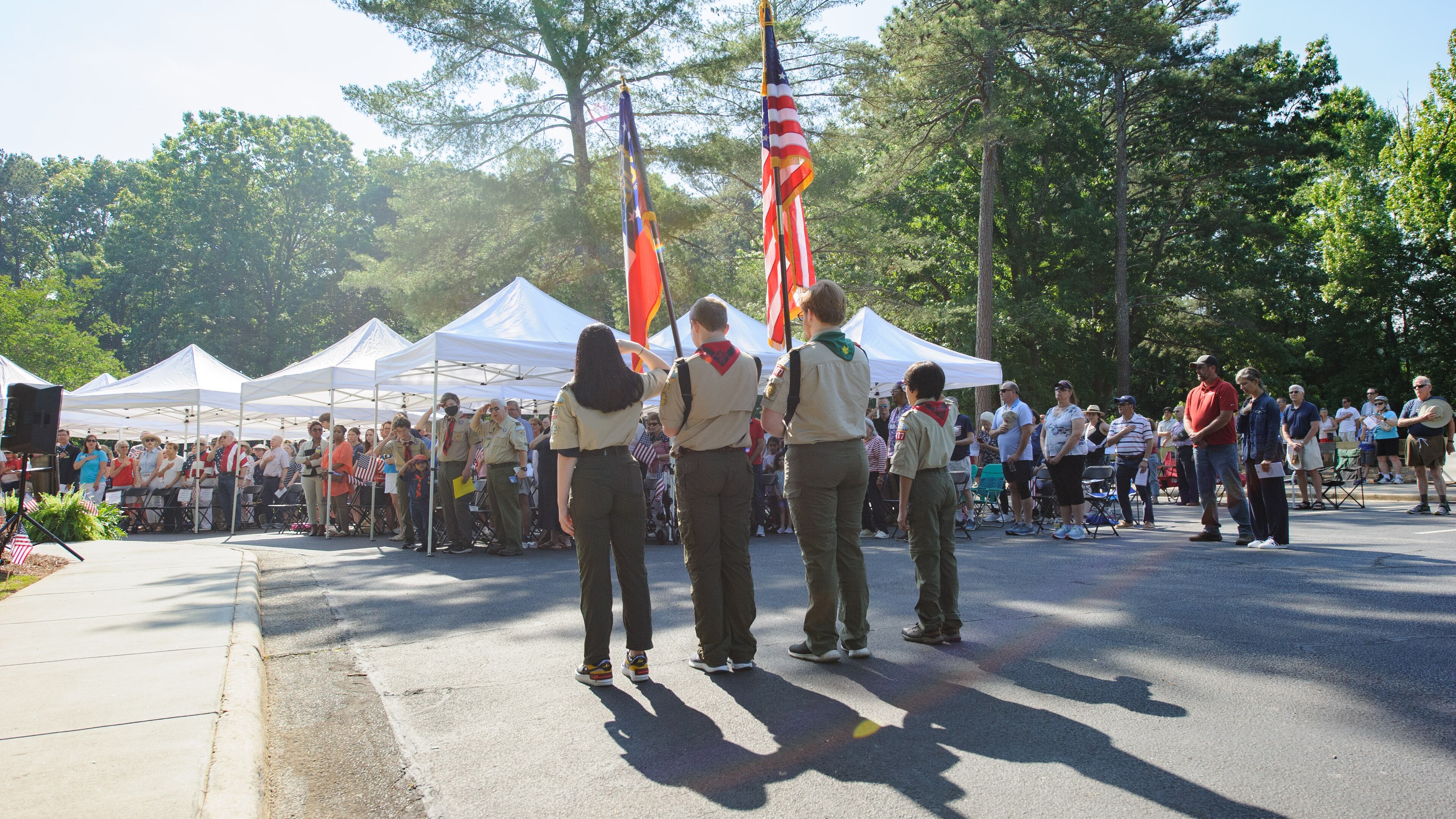 Dunwoody's Memorial Day ceremony will begin at 10 a.m. May 29 at the Veterans Memorial, Brook Run Park, 4770 N. Peachtree Road, Dunwoody. (Courtesy of Dunwoody/Paul Ward Photography)