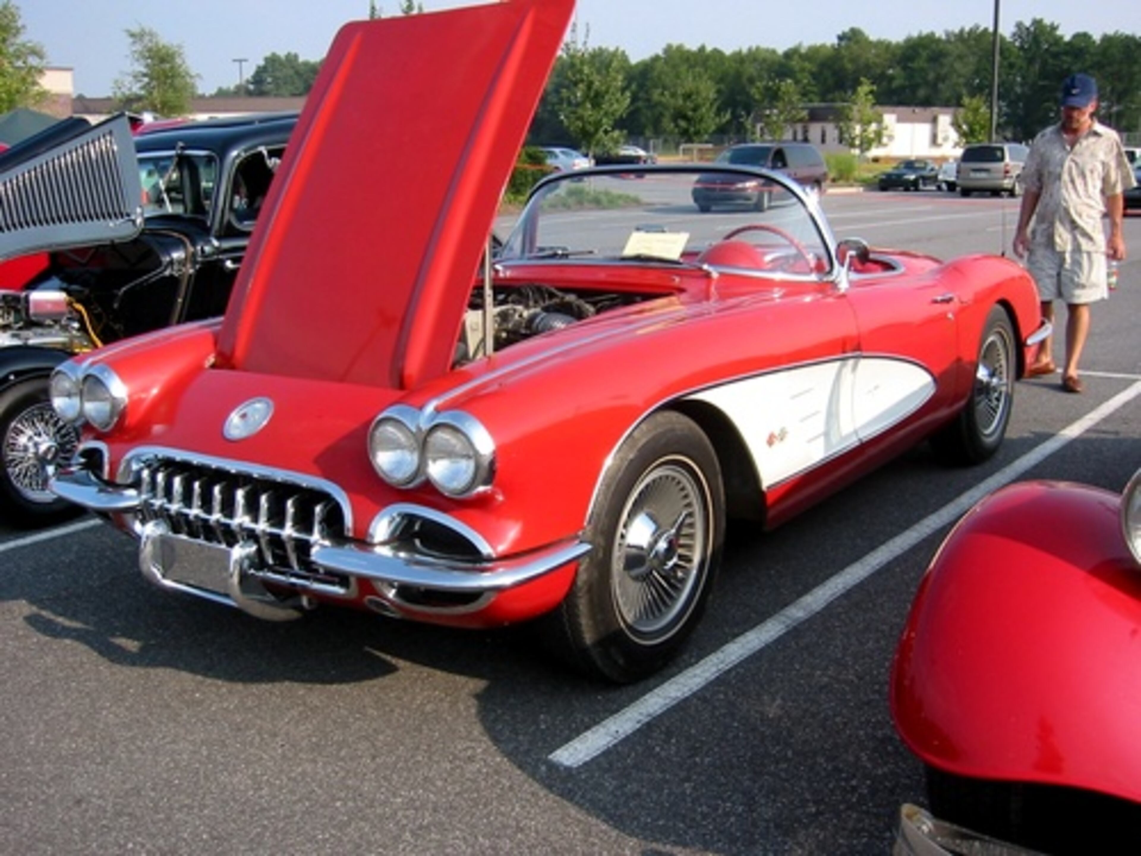 1958 Corvette: This car was part of a Classic & Exotic Car Show held in September at First Redeemer Church.