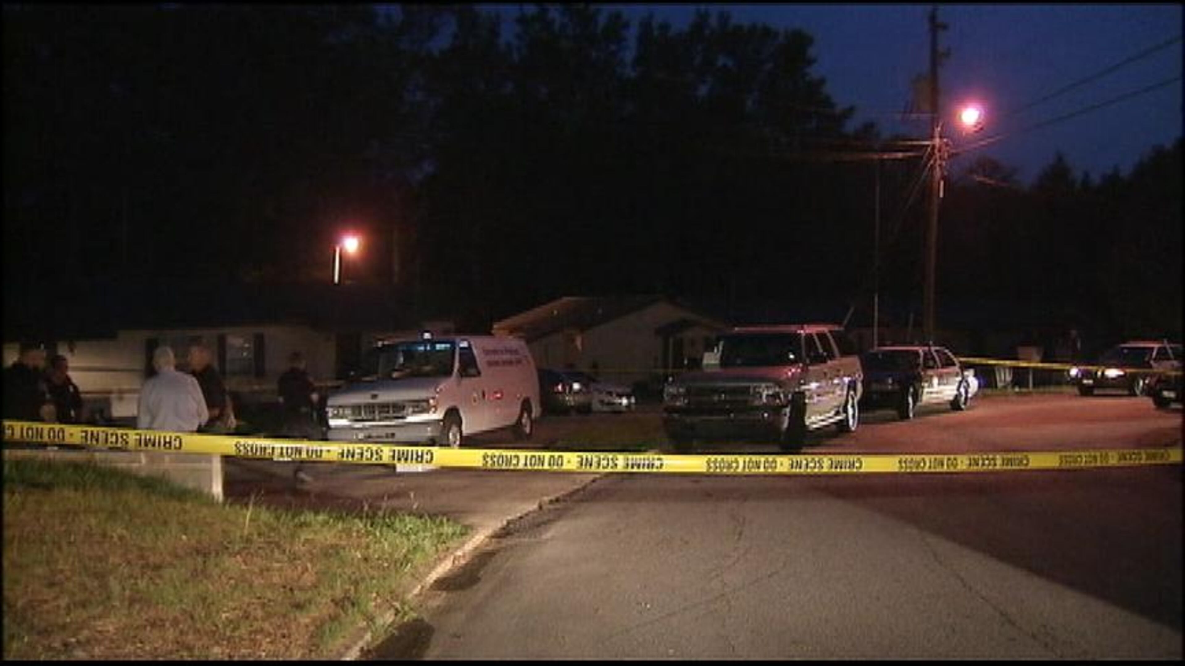 Police were investigating a homicide in the area of Bennett Circle in Carrollton on Monday night, Channel 2 Action News reported. (Credit: Channel 2 Action News)