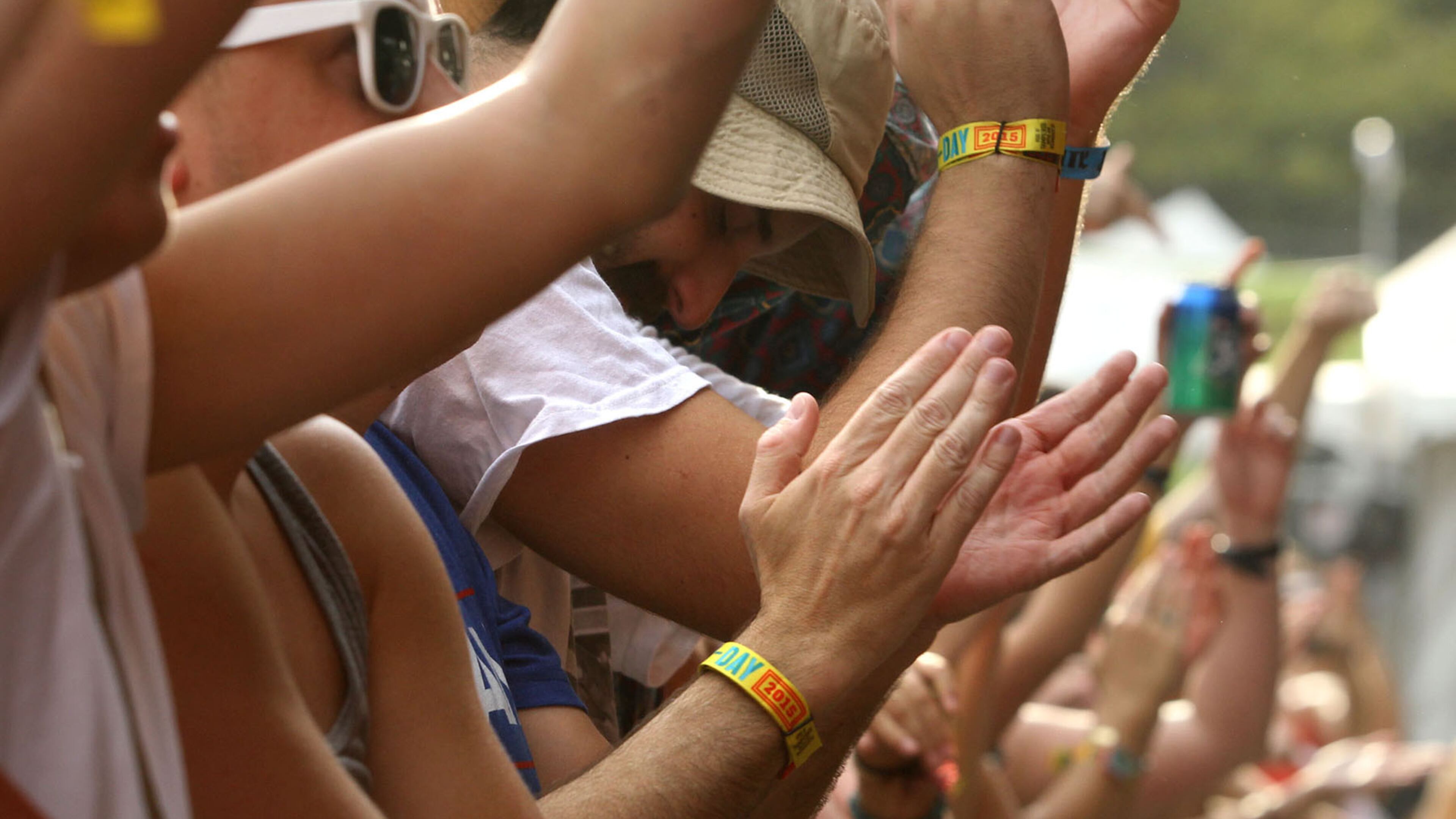 Fans cheer for Run the Jewels during Austin City Limits Music Festival in Zilker Park Friday, October 9, 2015. (Stephen Spillman / for AMERICAN-STATESMAN)
