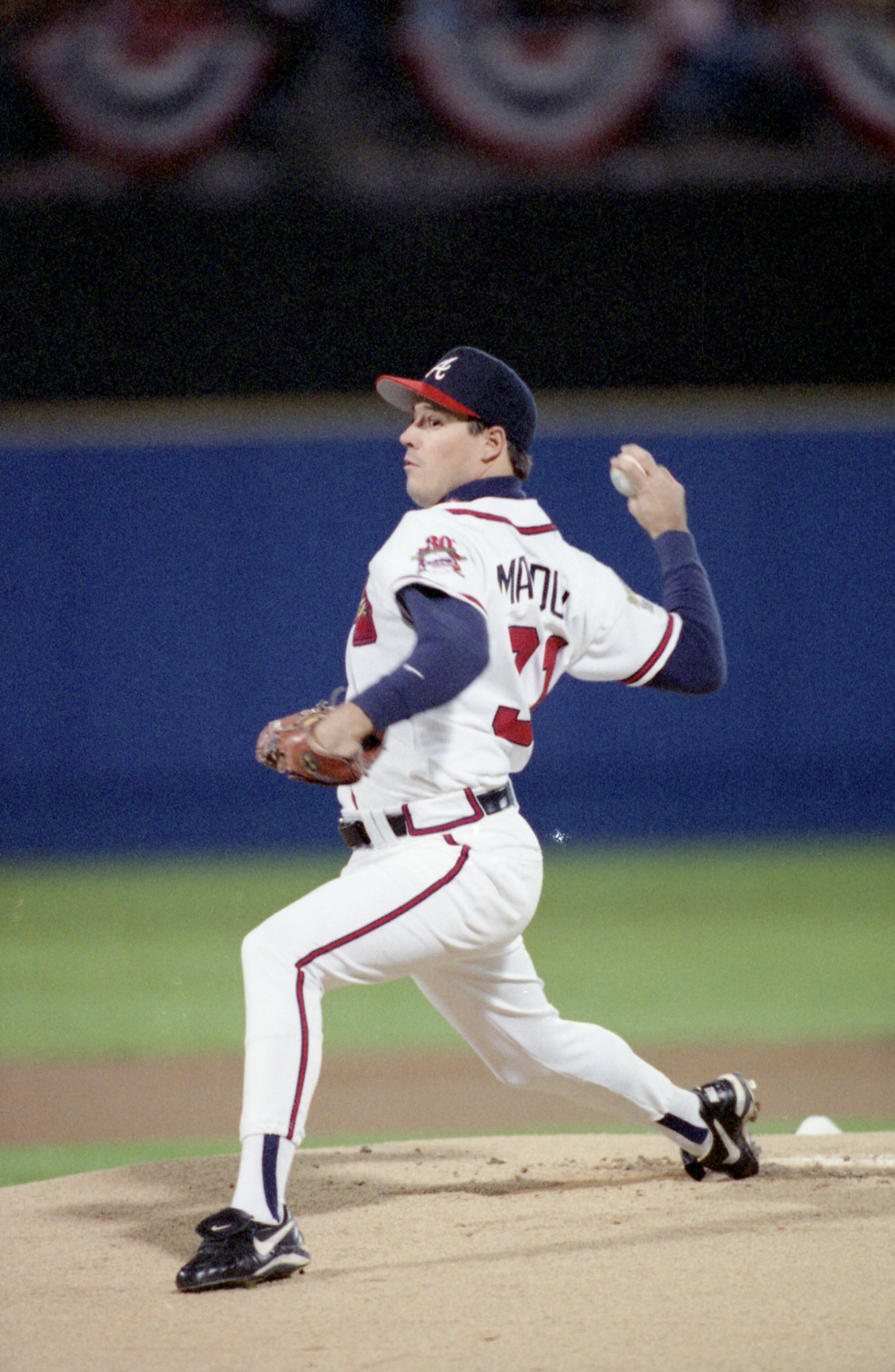 OCTOBER 21, 1995 ATLANTA Greg Maddux pitches a complete game in World Series Game One, 1995 Jonathan Newton/AJC STAFF