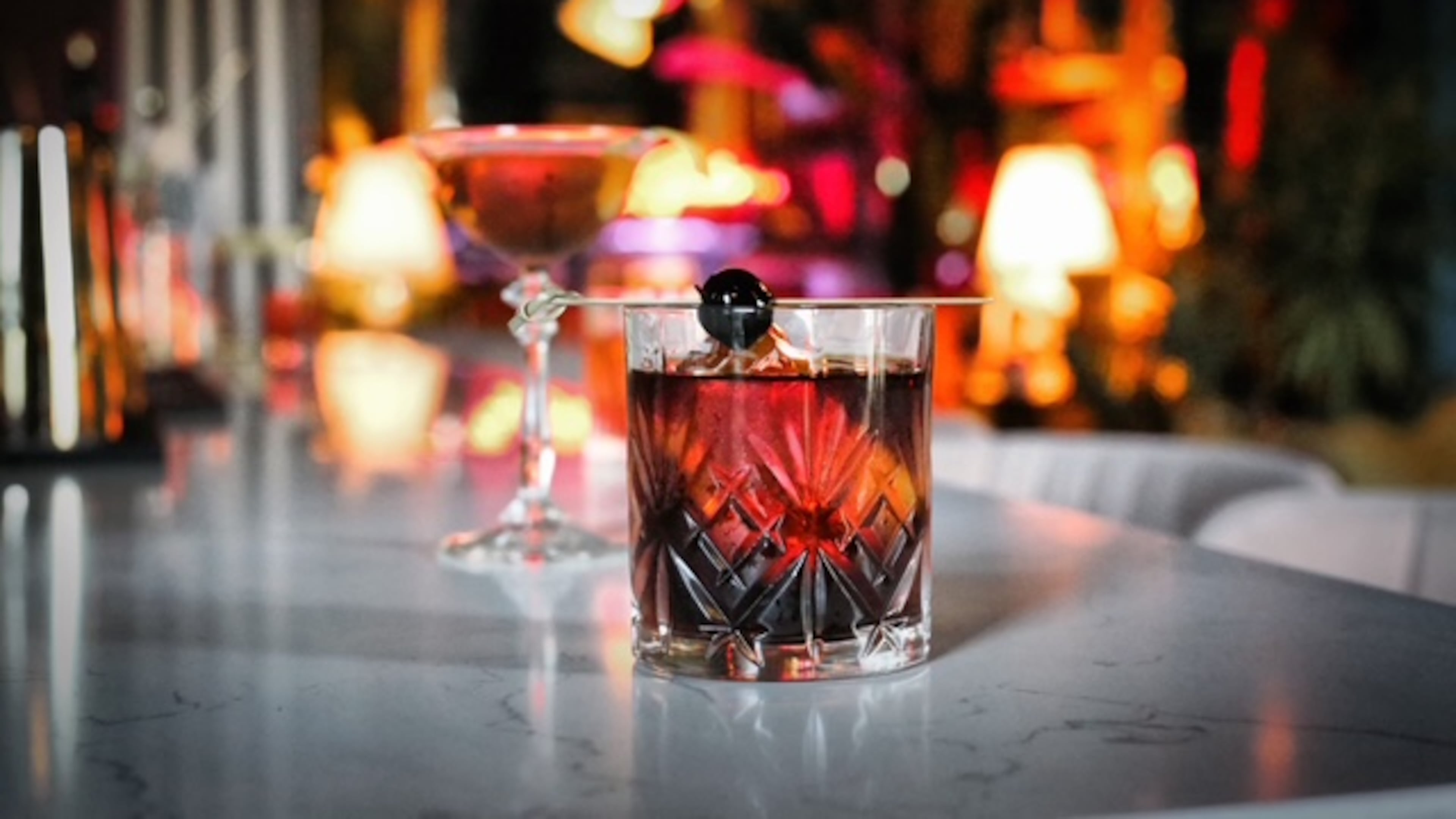 Here are two options for you at Anansi Cocktail Lounge: Rob Roy (left) and Vieux Carré. (Courtesy of Quinton Anderson and Anansi Cocktail Lounge)