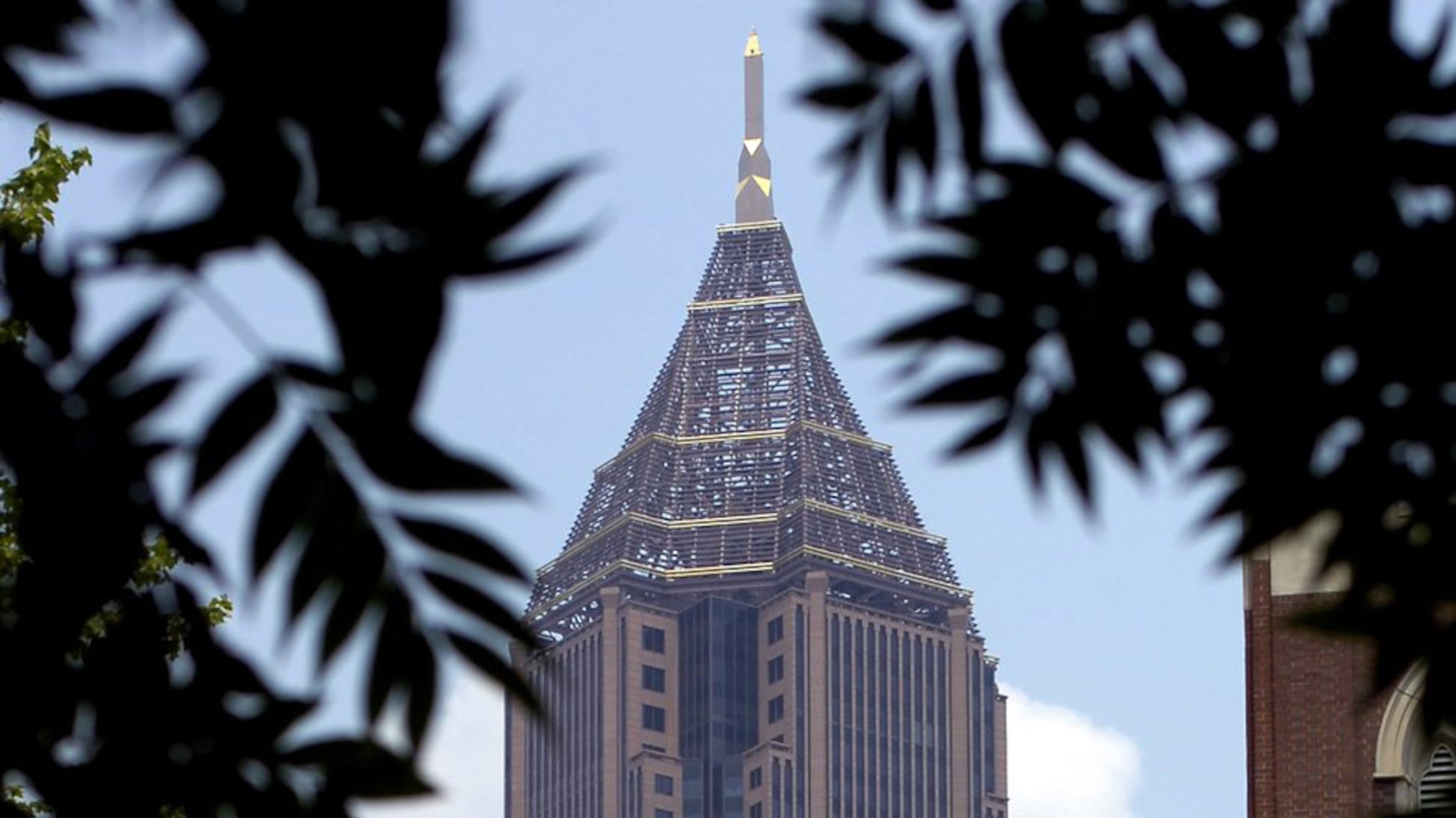 Atlanta law firm Troutman Pepper Locke, located inside the Bank of America Plaza, has been hit with a data breach and an associated lawsuit. (AJC file photo)