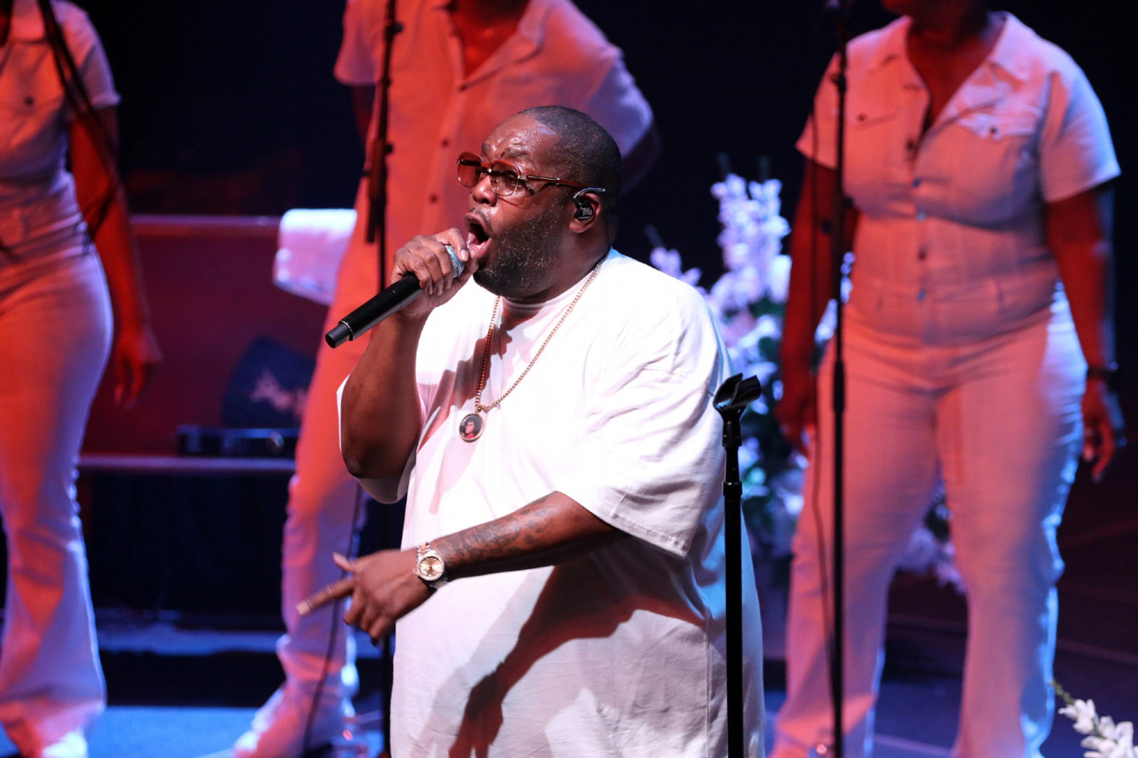 Atlanta native Killer Mike energized the sold-out Tabernacle on Thursday, July 13, 2023. Robb Cohen for the Atlanta Journal-Constitution