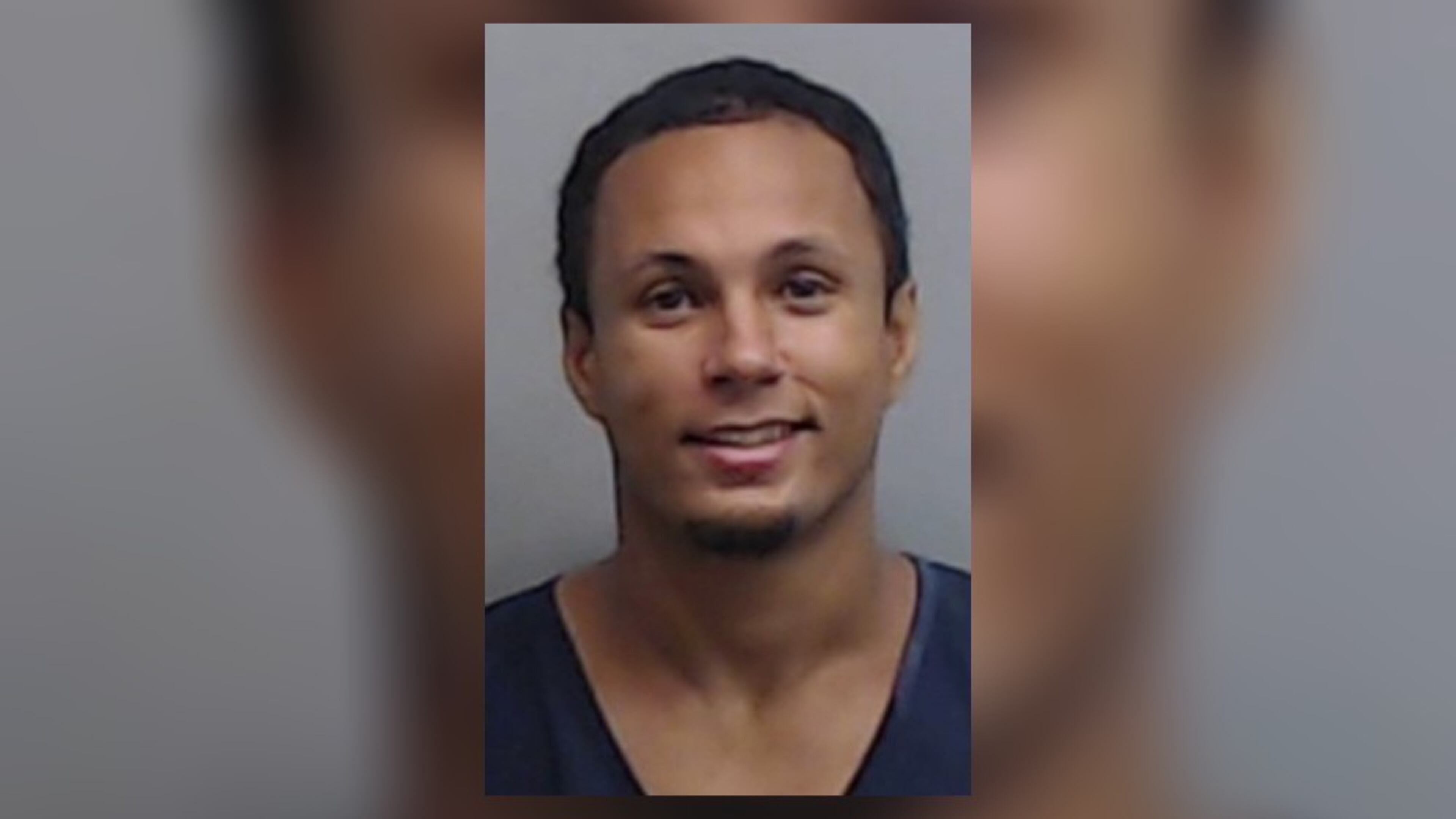 This is a mug shot of Xavier Reeves from a prior arrest in October 2019. His latest booking photo has not been made available yet.