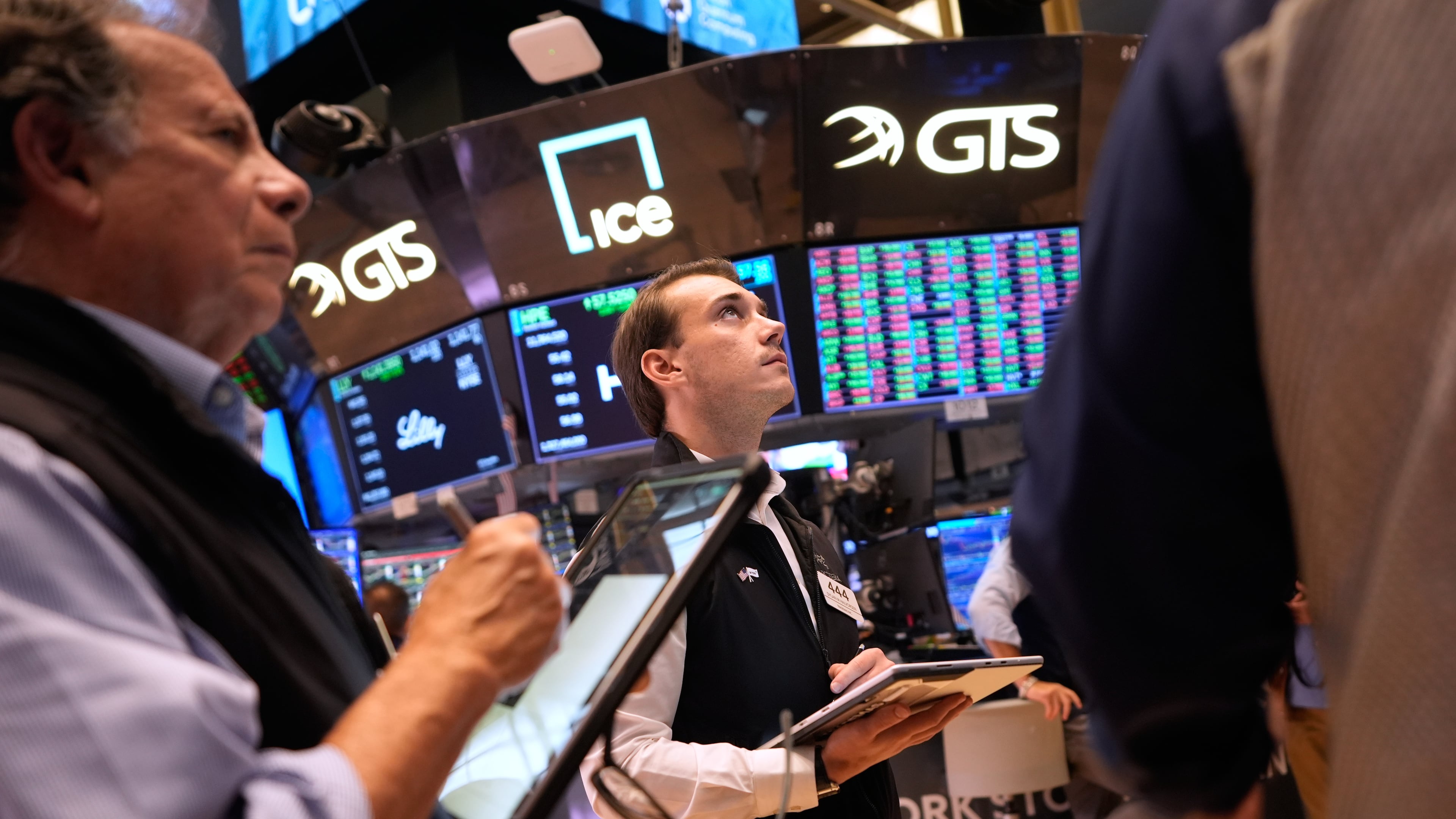 Traders work on the floor at the New York Stock Exchange in New York, Wednesday, Sept. 16, 2026. (AP Photo/Seth Wenig)
