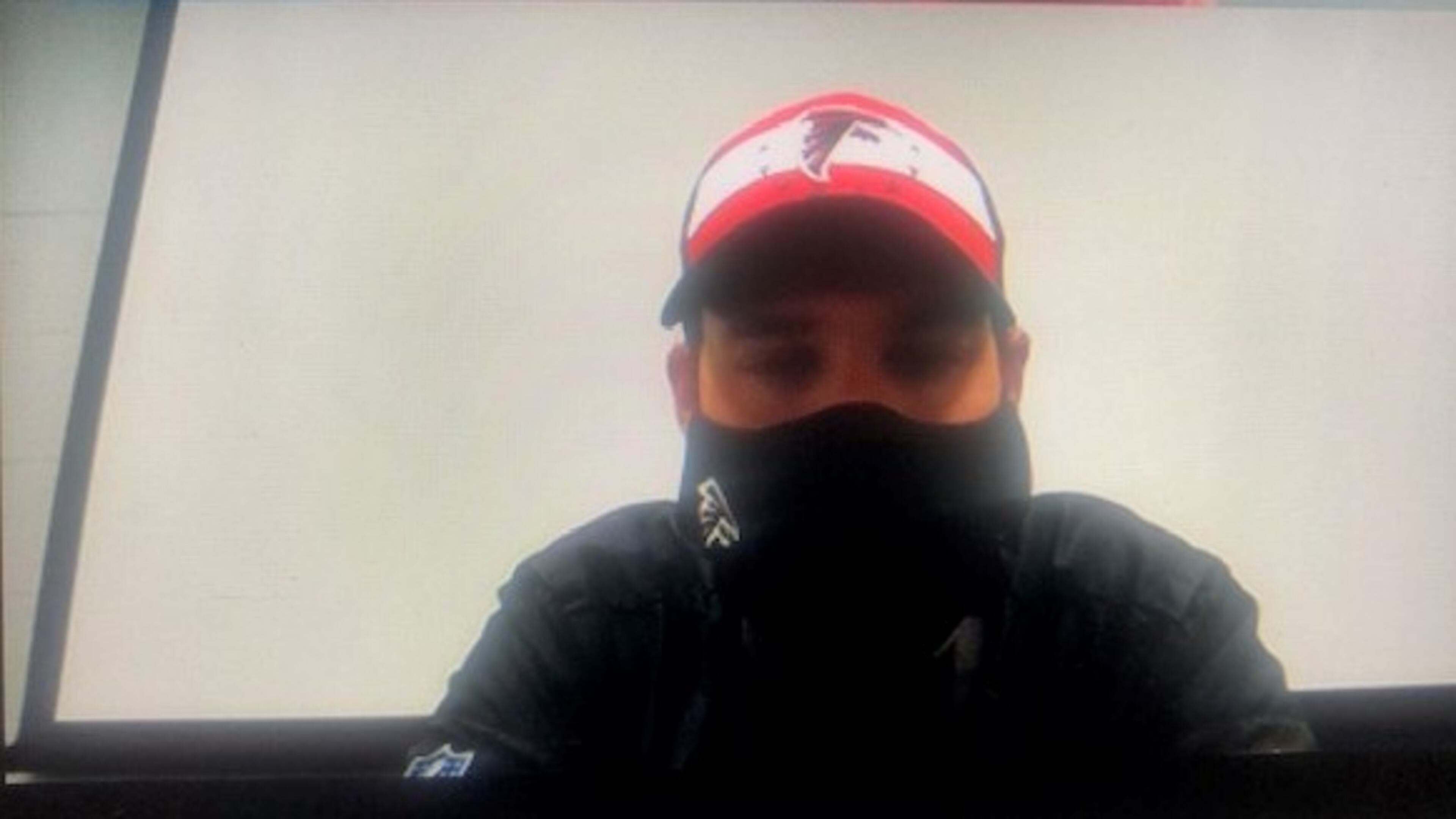 Falcons running backs coach Will Harriger.