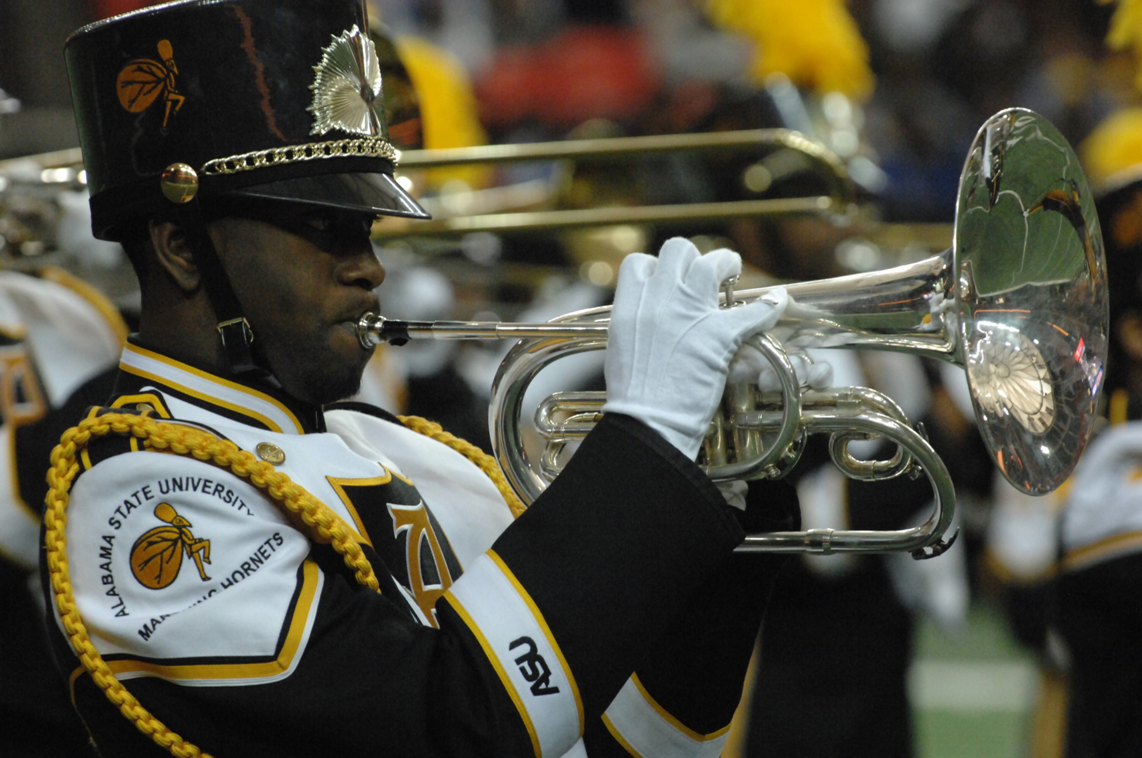 012817 The Alabama State Marching Band performs. Battle of the Bands at the Georgia Dome in Atlanta.
W.A. Bridges Jr. special